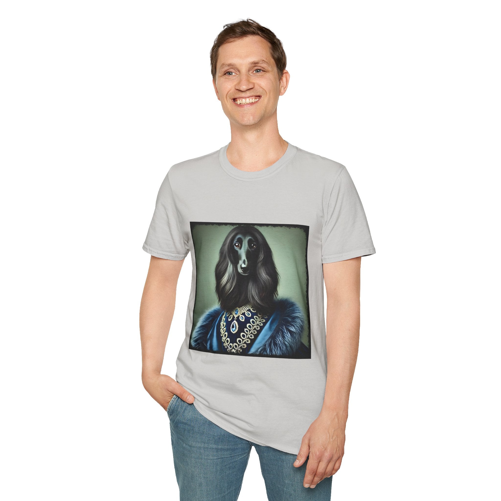 Afghan Hound Blue Belle | Unisex Dog T-Shirt