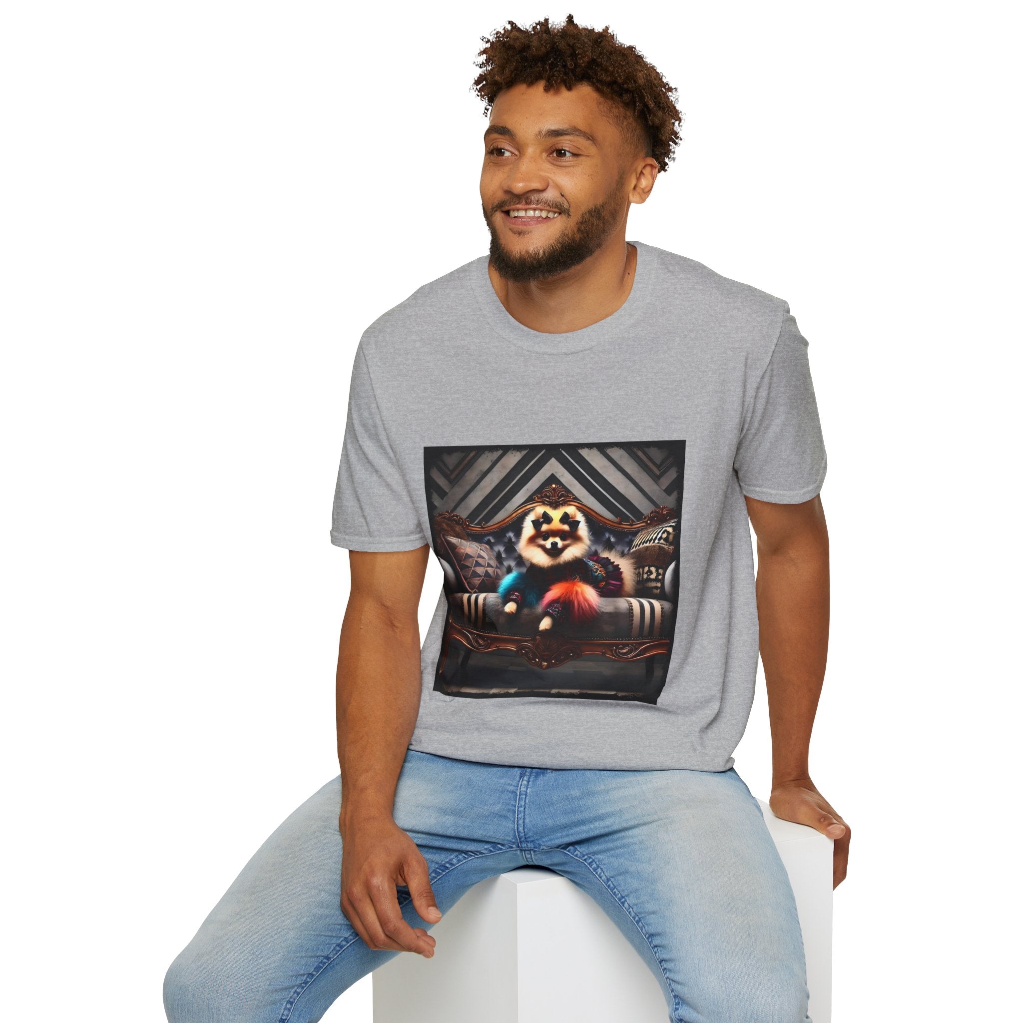 Pomeranian Fierce Fashionista | Unisex Dog T-Shirt