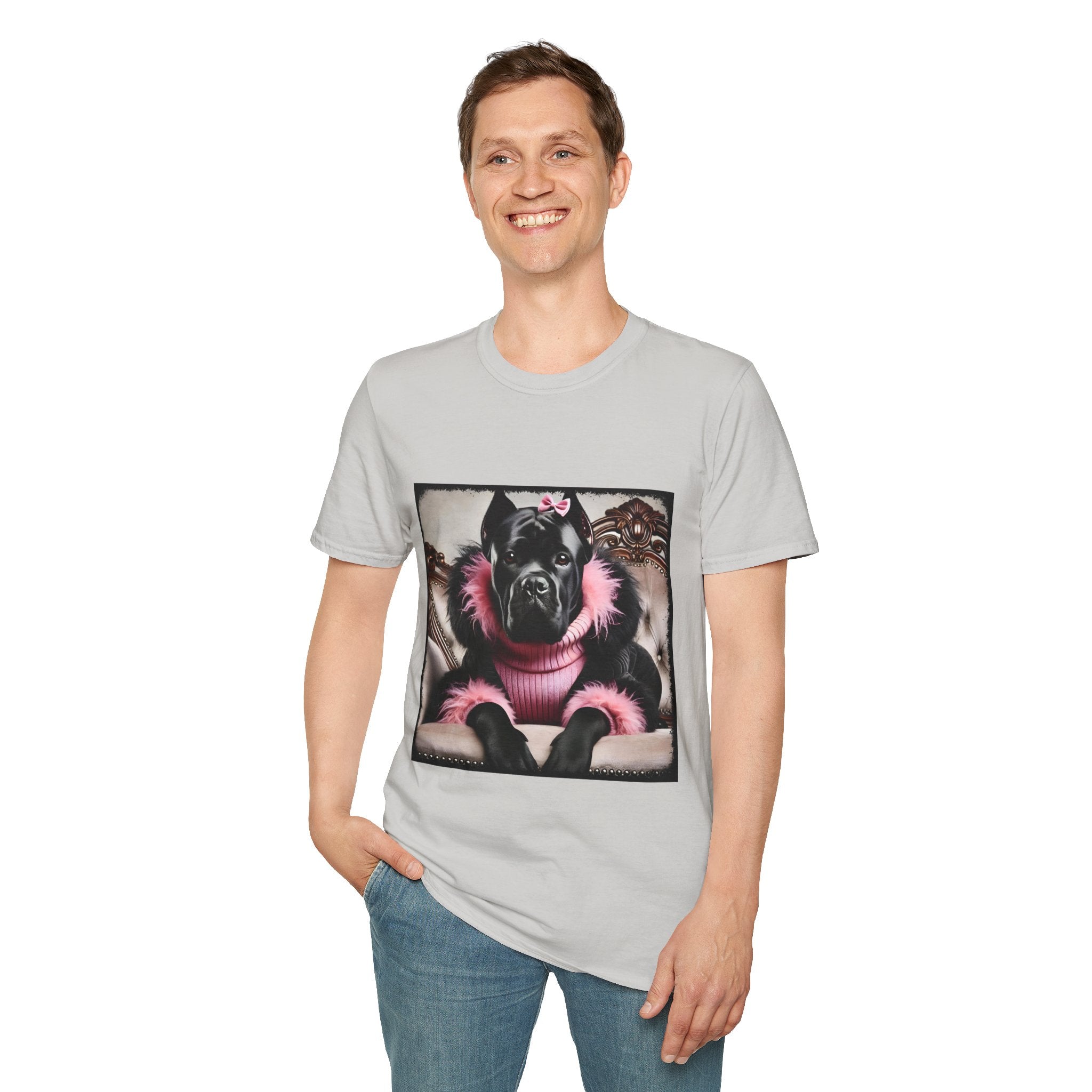 Cane Corso Pink Rebel | Unisex Dog T-Shirt