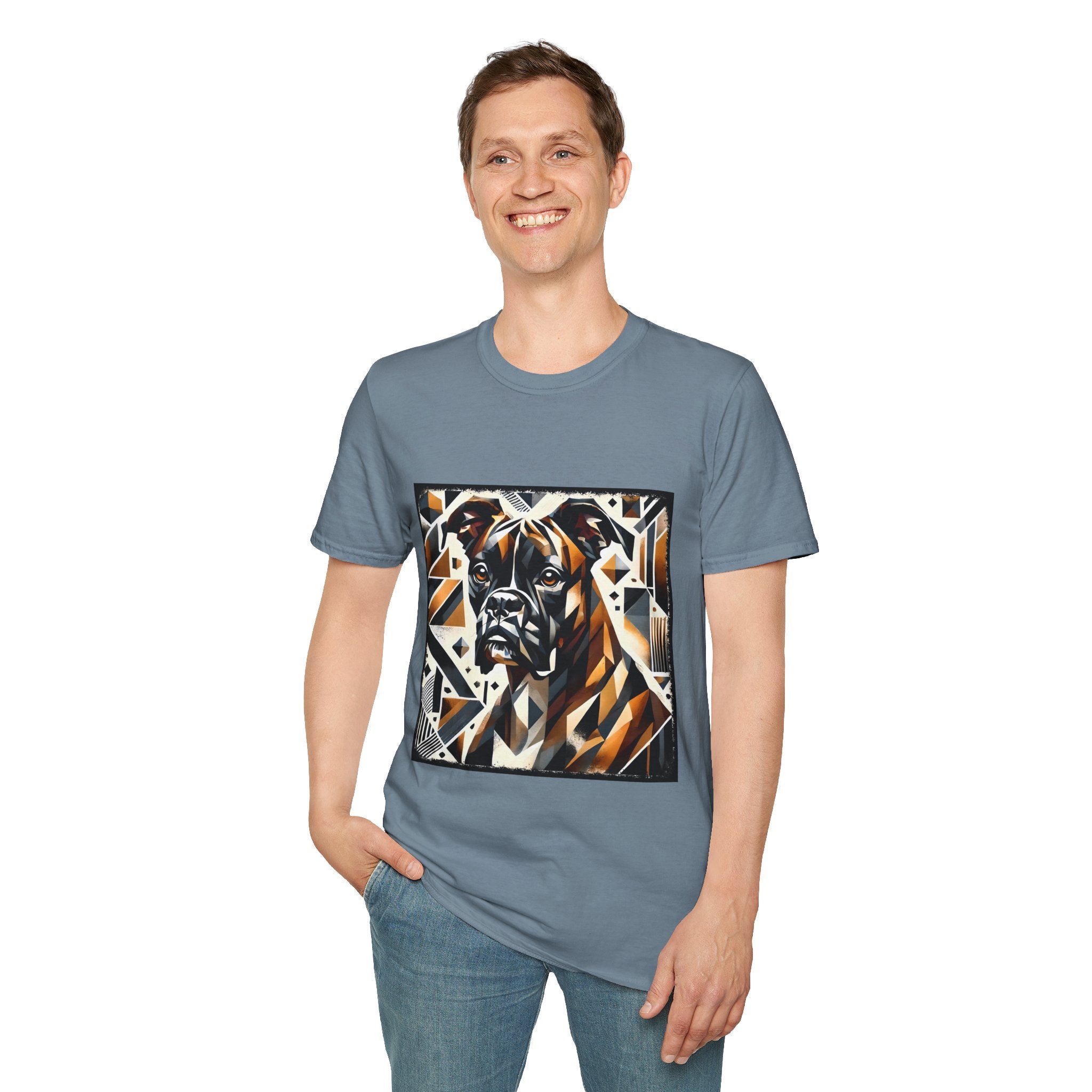 Boxer Warm Geometric | Unisex Dog T-Shirt