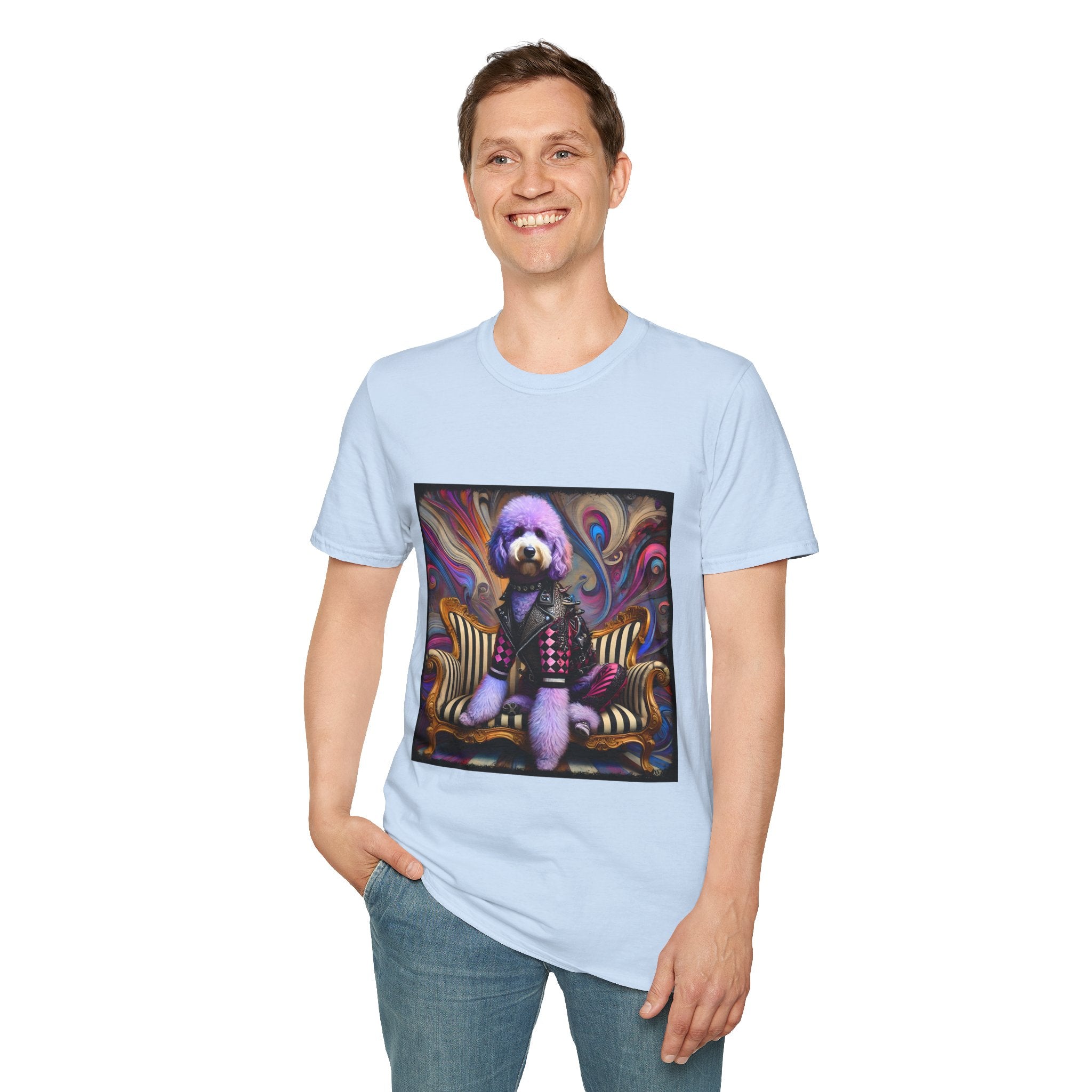 Labradoodle Lavender Rocker | Unisex Dog T-Shirt