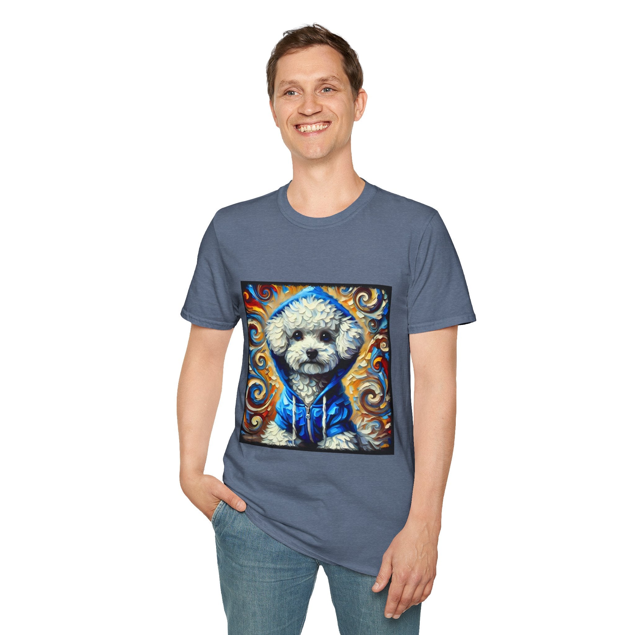 Bichon Frise Hoodie Swirl | Unisex Dog T-Shirt
