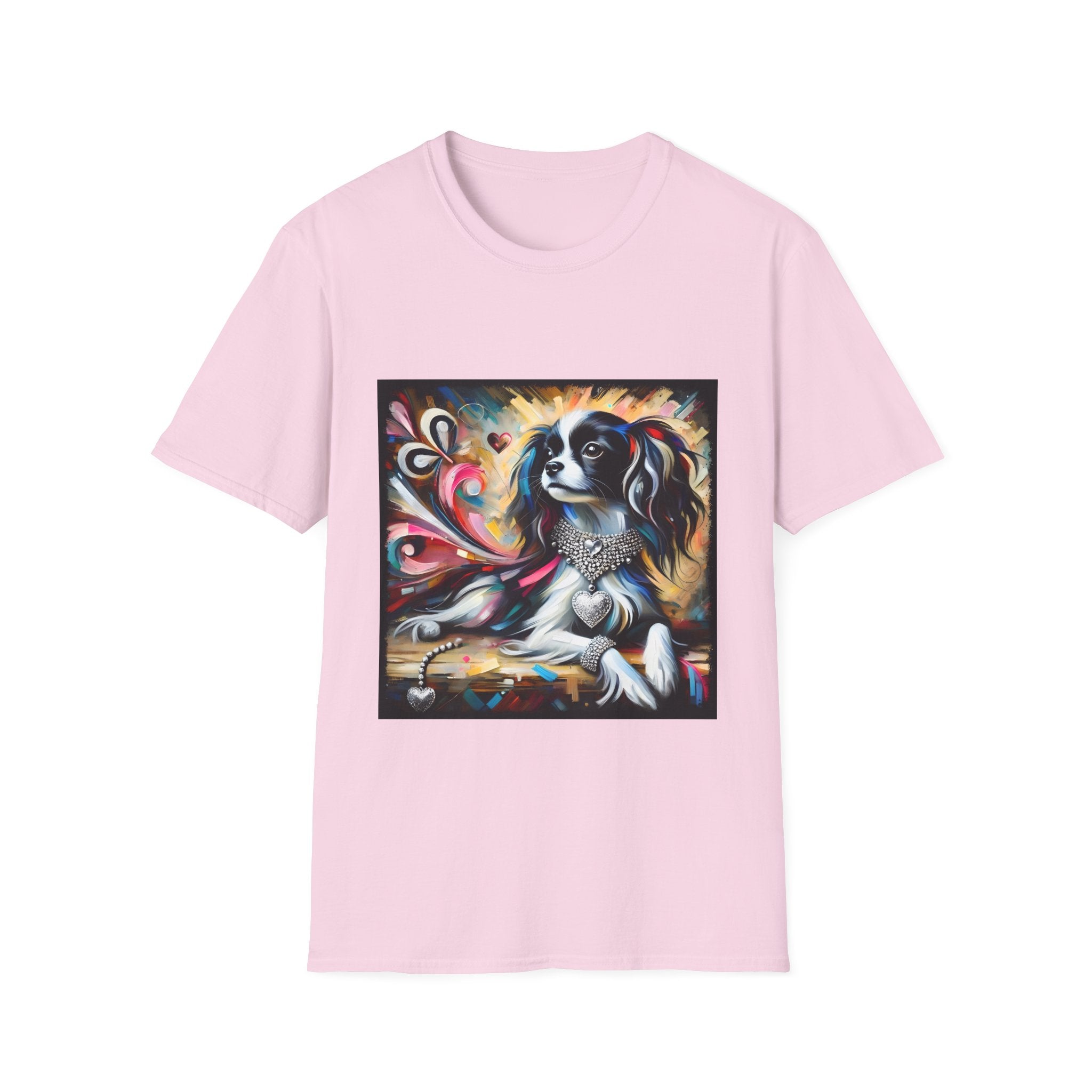 Cavalier King Charles Spaniel Diamond Heart Classic | Unisex Dog T-Shirt