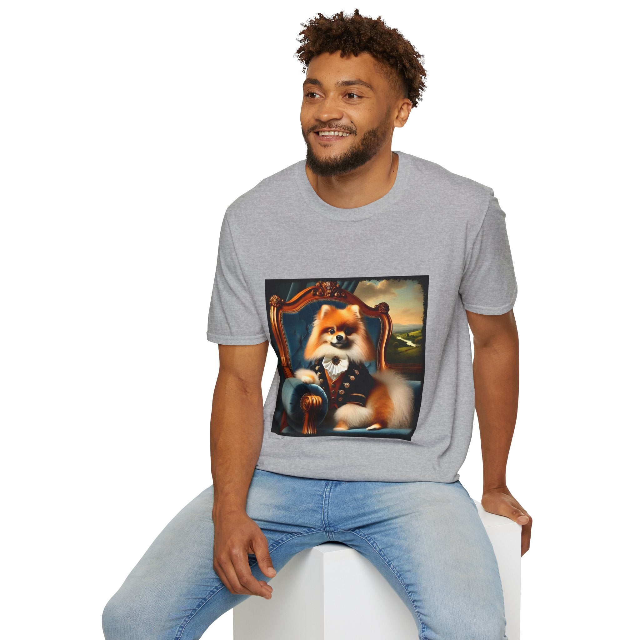 Pomeranian Polished Prince | Unisex Dog T-Shirt