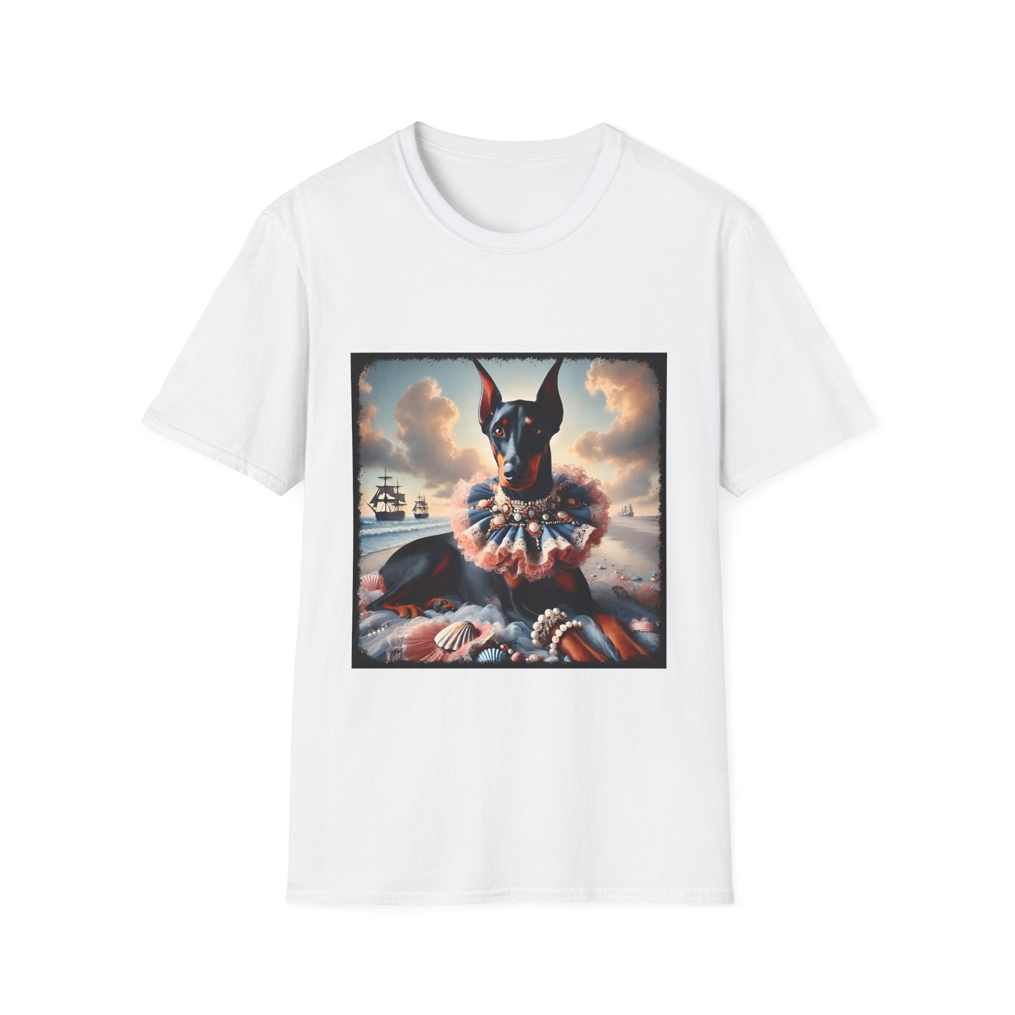 Doberman Pinscher Sand Siren | Unisex Dog T-Shirt