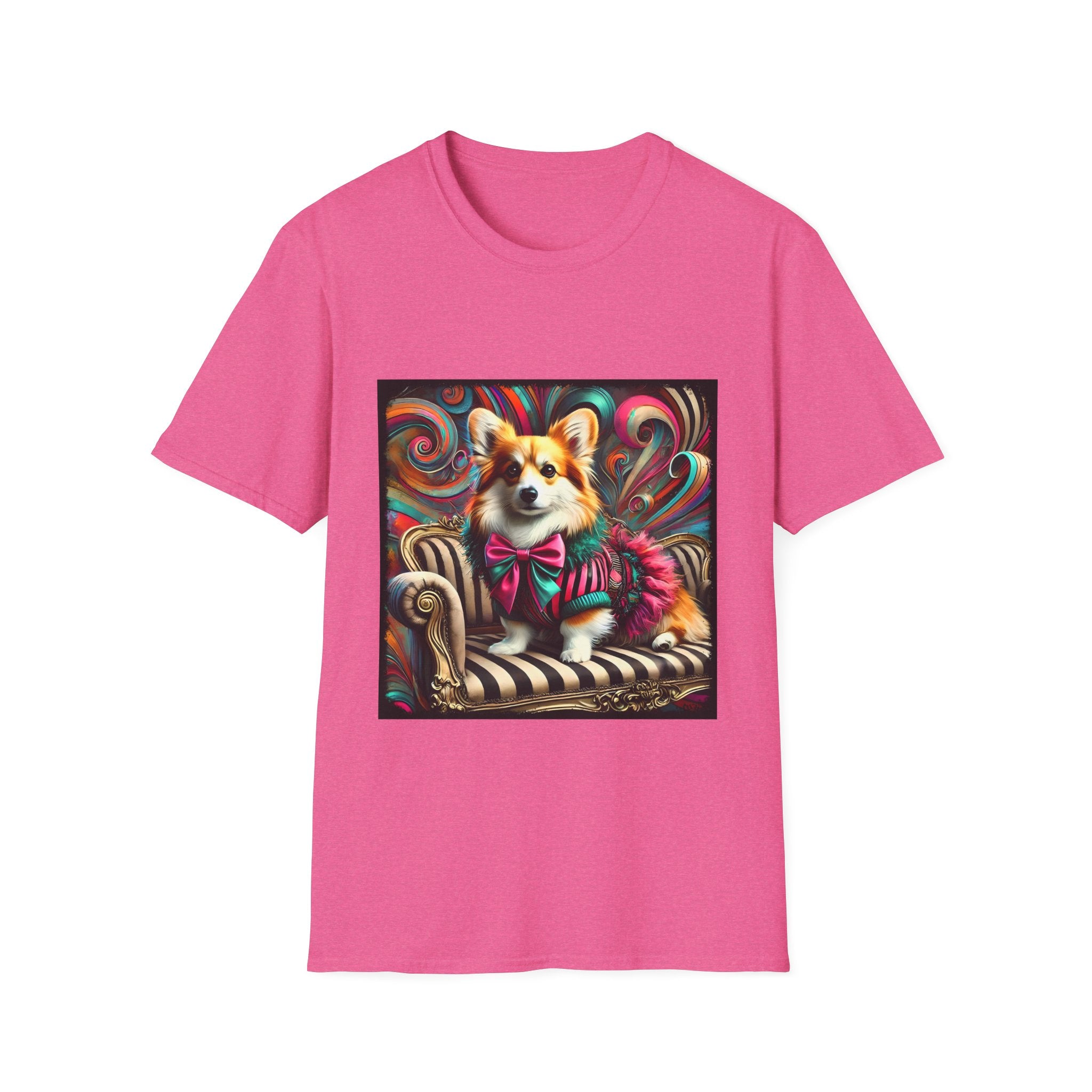 Pembroke Welsh Corgi Chic Rocker | Unisex Dog T-Shirt