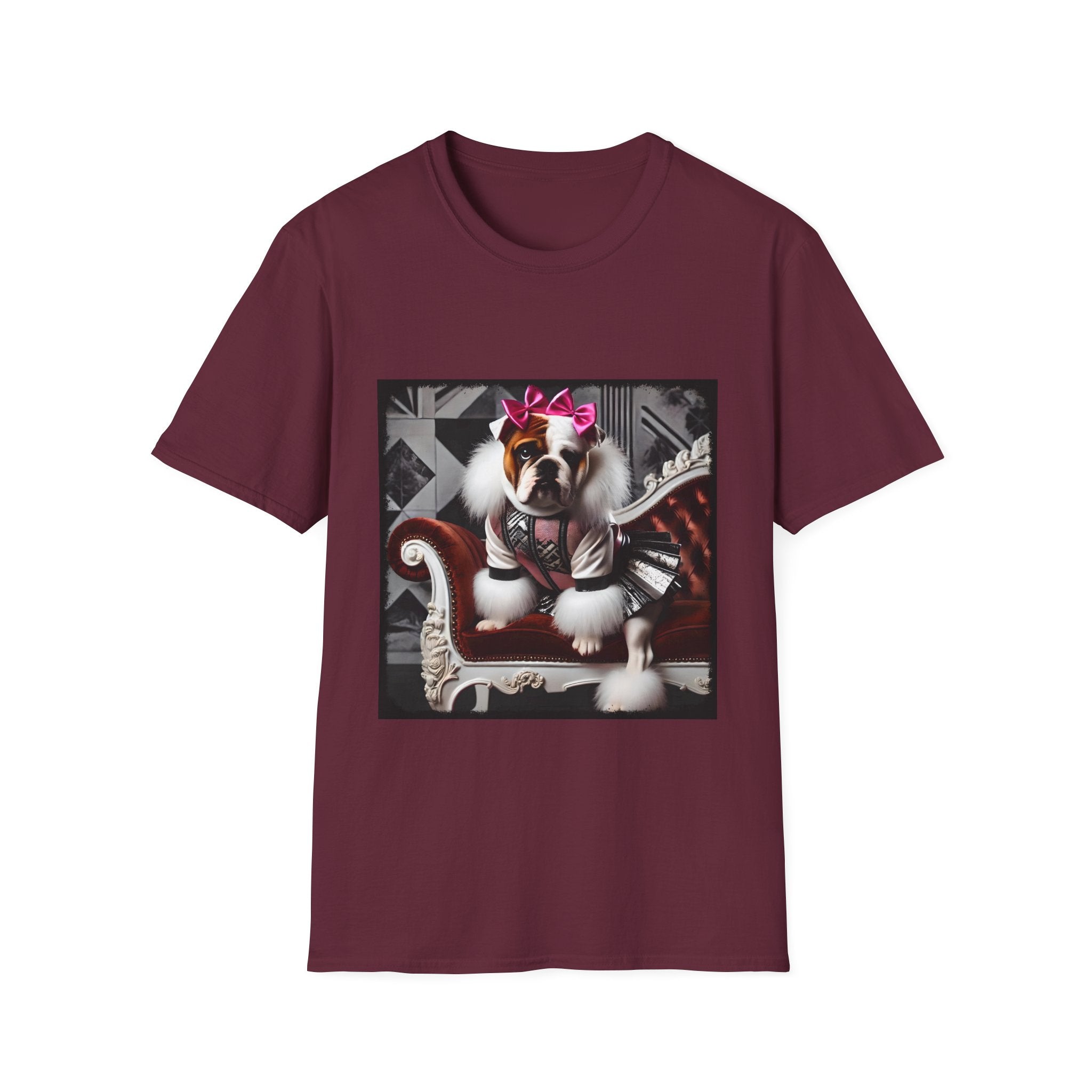 Bulldog Chic Rocker | Unisex Dog T-Shirt