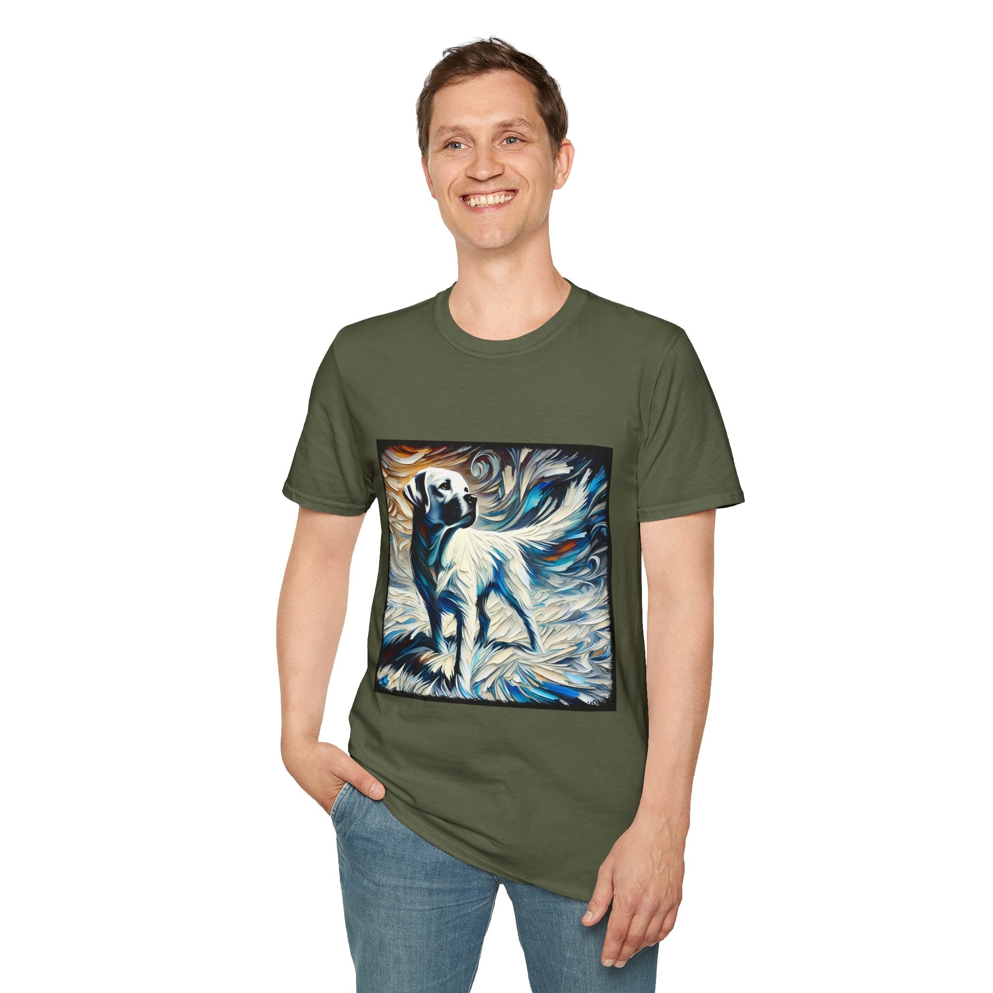 Labrador Retriever Snow Swirl | Unisex Dog T-Shirt