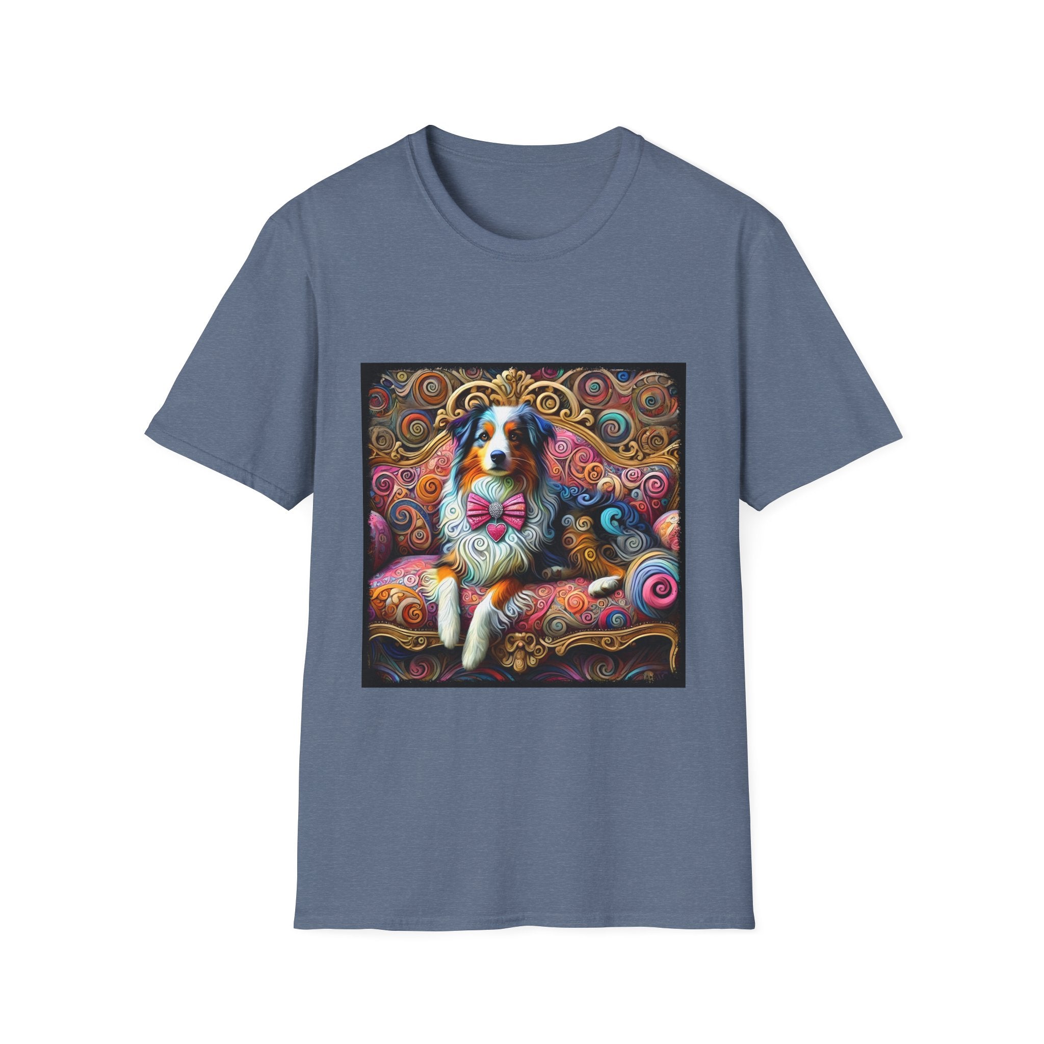 Australian Shepherd Love Swirl | Unisex Dog T-Shirt