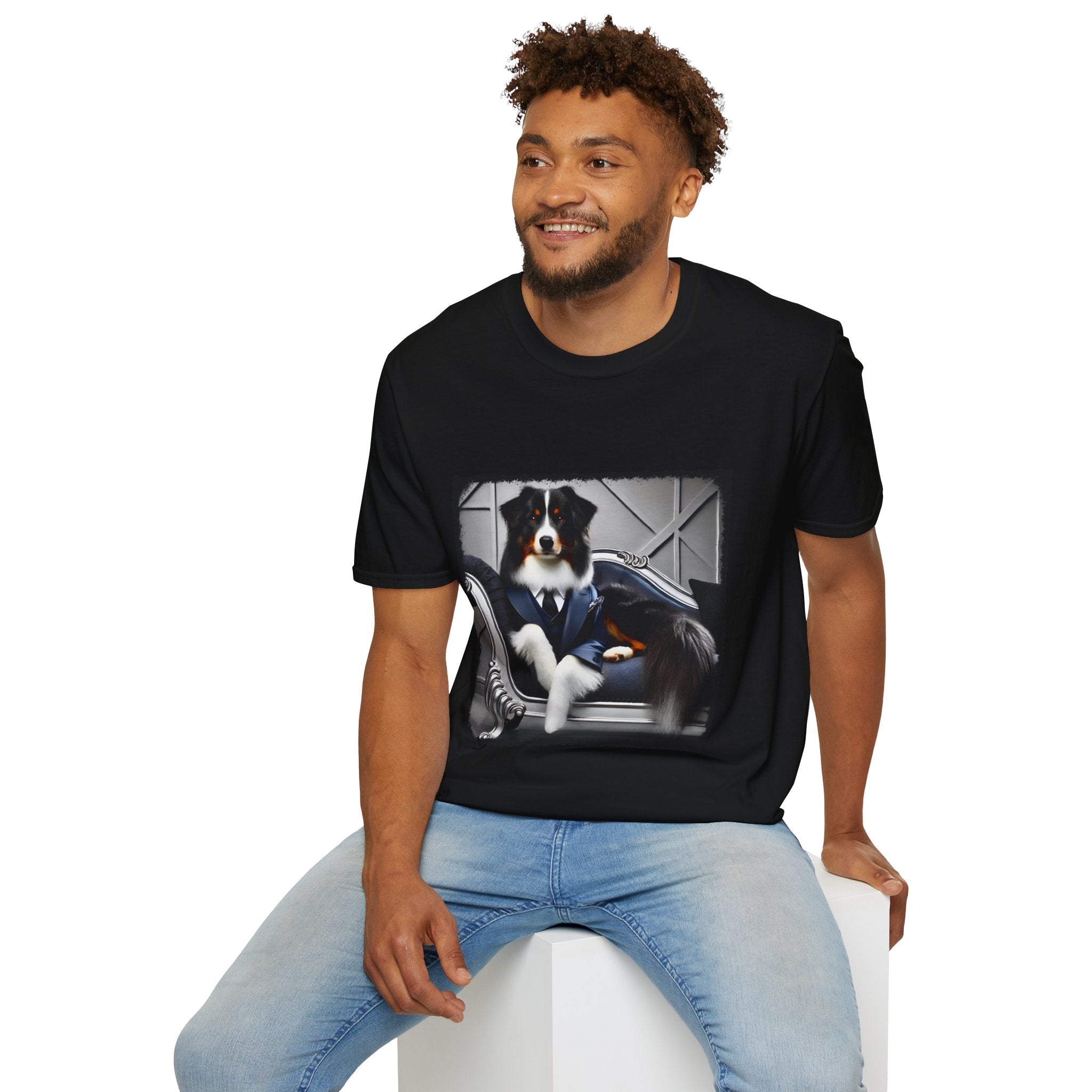 Australian Shepherd Mister Wag | Unisex Dog T-Shirt