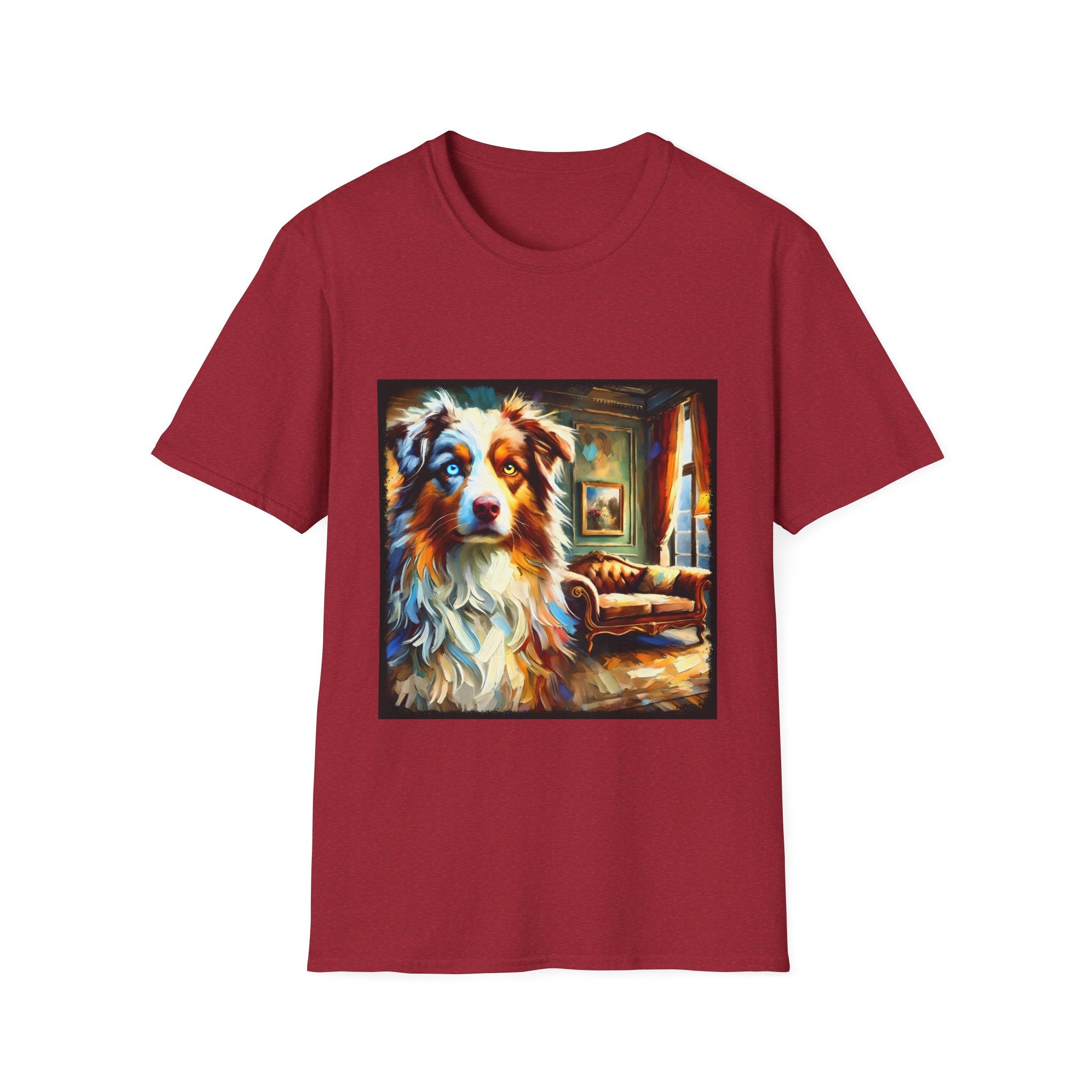 Australian Shepherd Artsy Classic | Unisex Dog T-Shirt