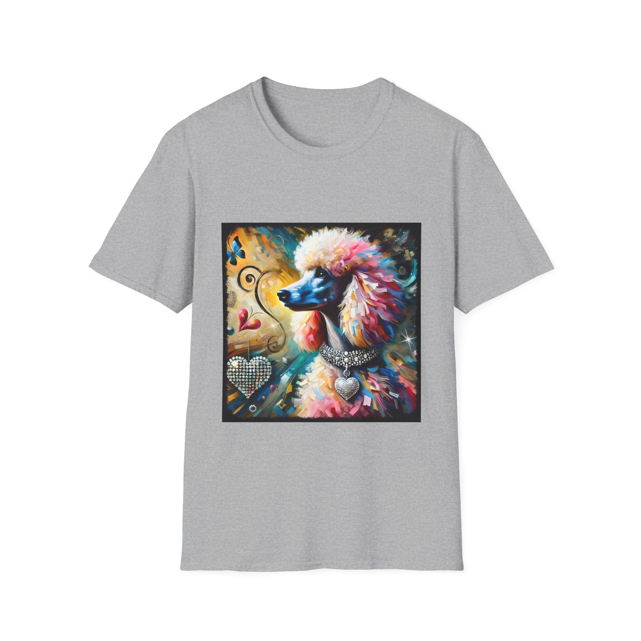 Poodle Diamond Heart Classic | Unisex Dog T-Shirt