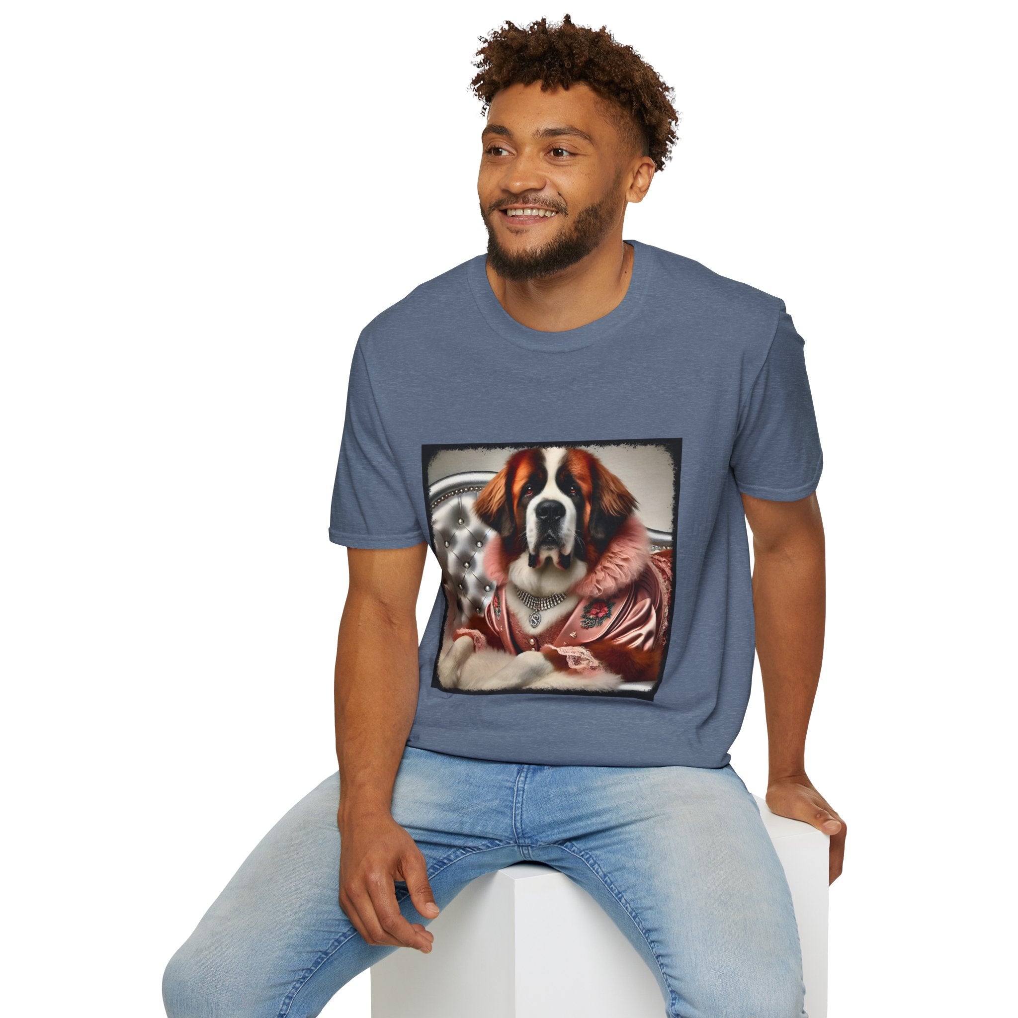 Saint Bernard Sweet Treat | Unisex Dog T-Shirt