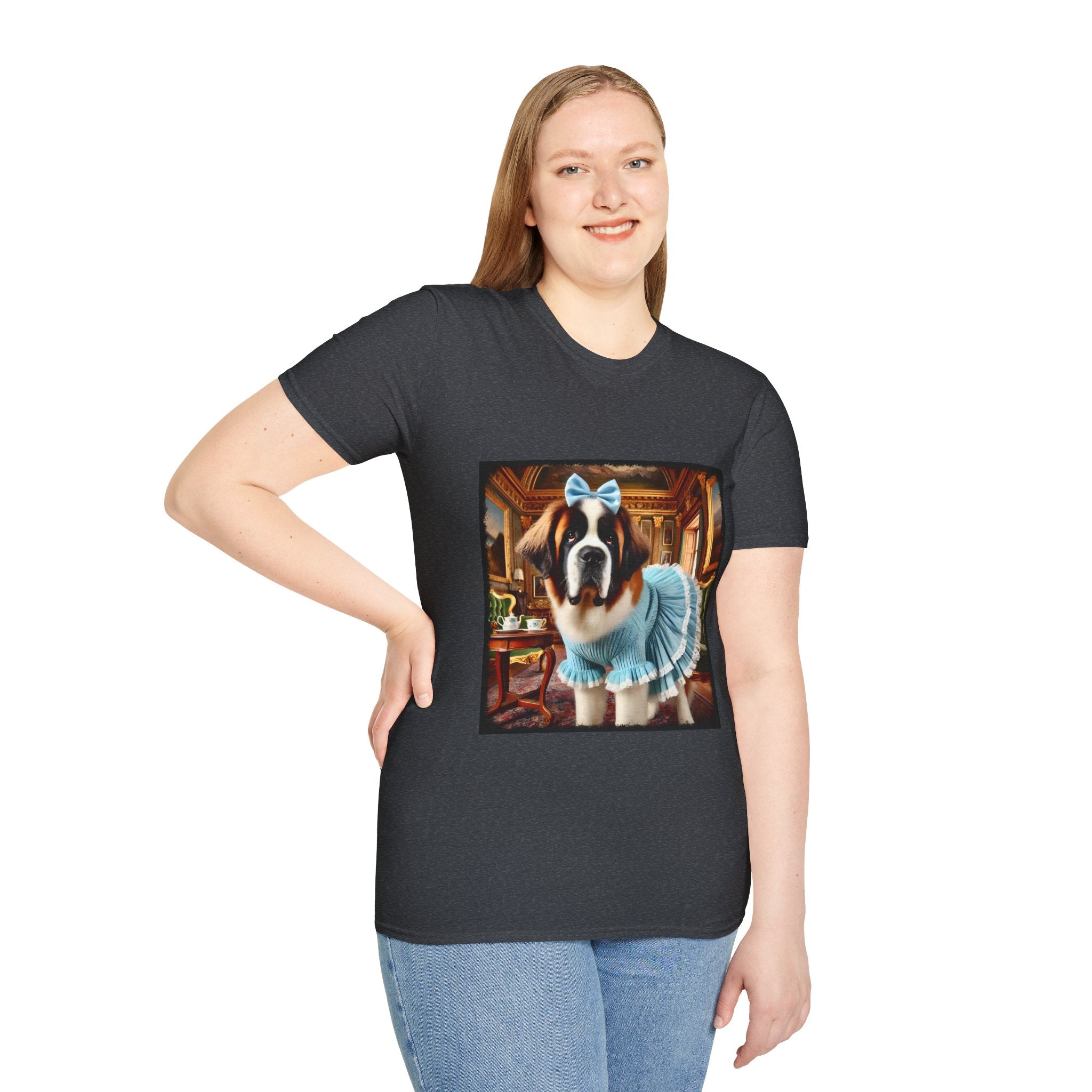 Saint Bernard Pampered Pup | Unisex Dog T-Shirt