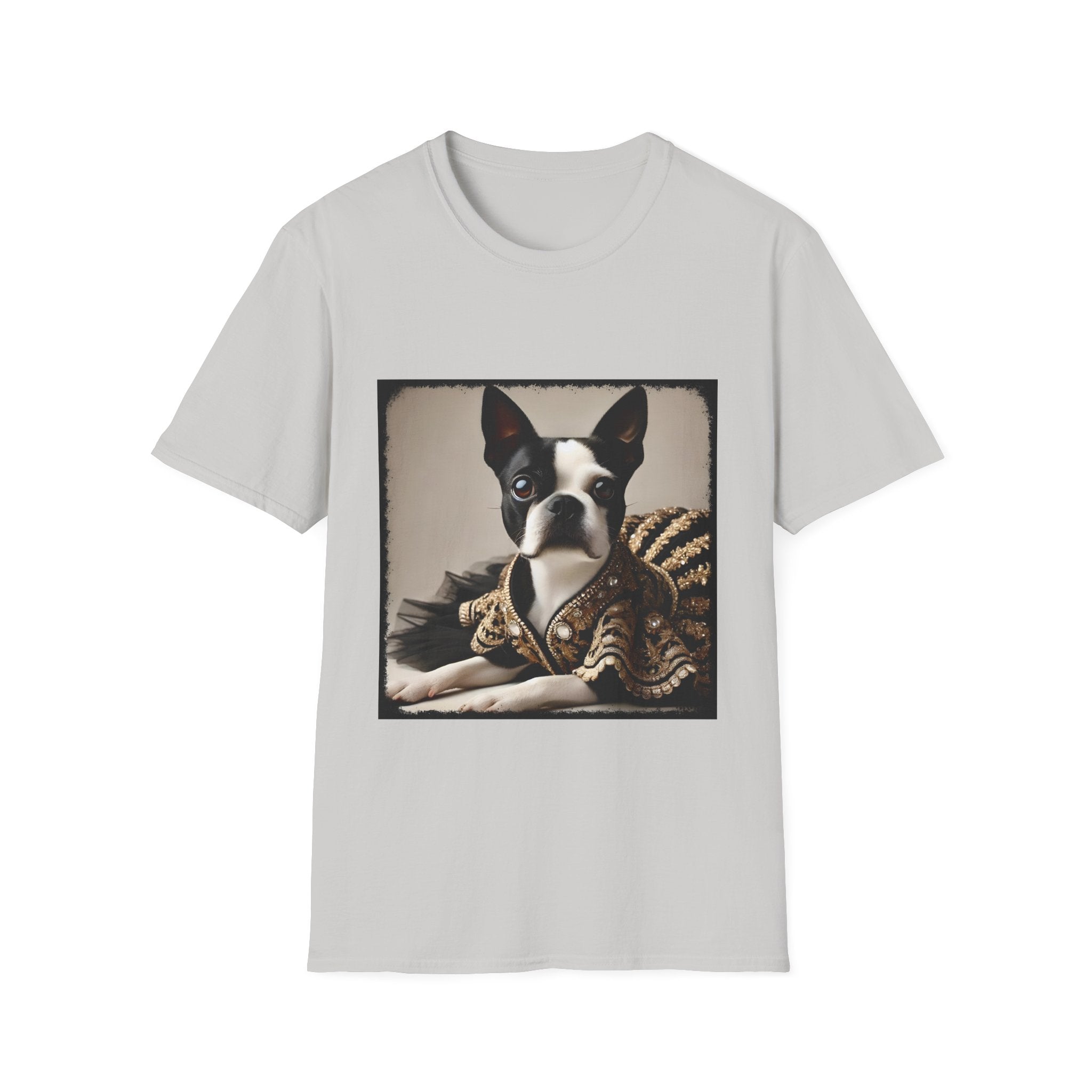 Boston Terrier Brocade Babe | Unisex Dog T-Shirt