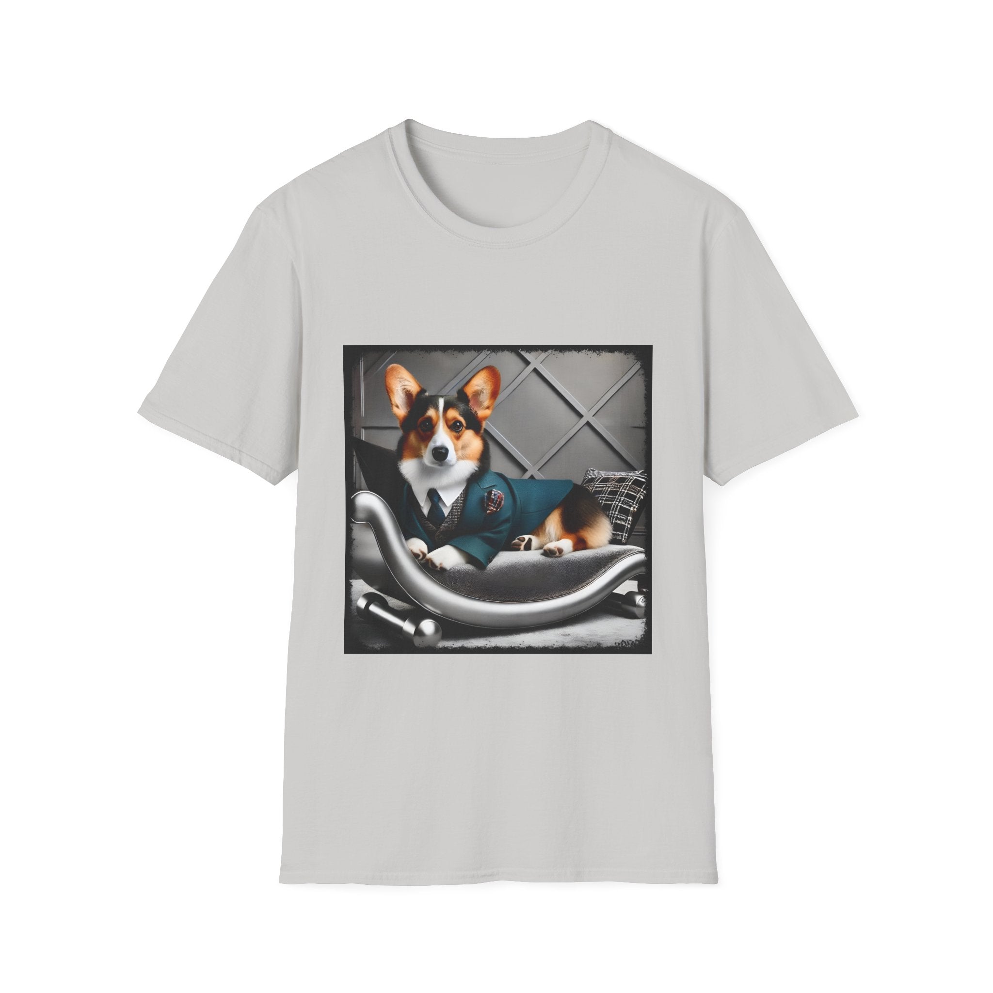 Pembroke Welsh Corgi Chic Chap | Unisex Dog T-Shirt