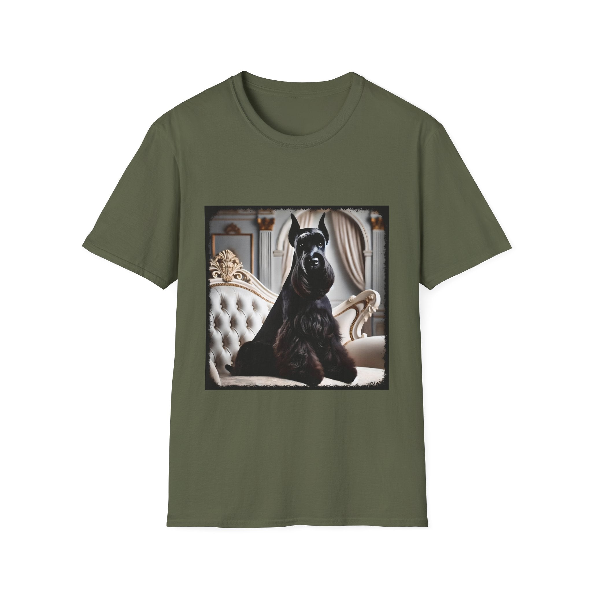 Schnauzer Posh Pose | Unisex Dog T-Shirt