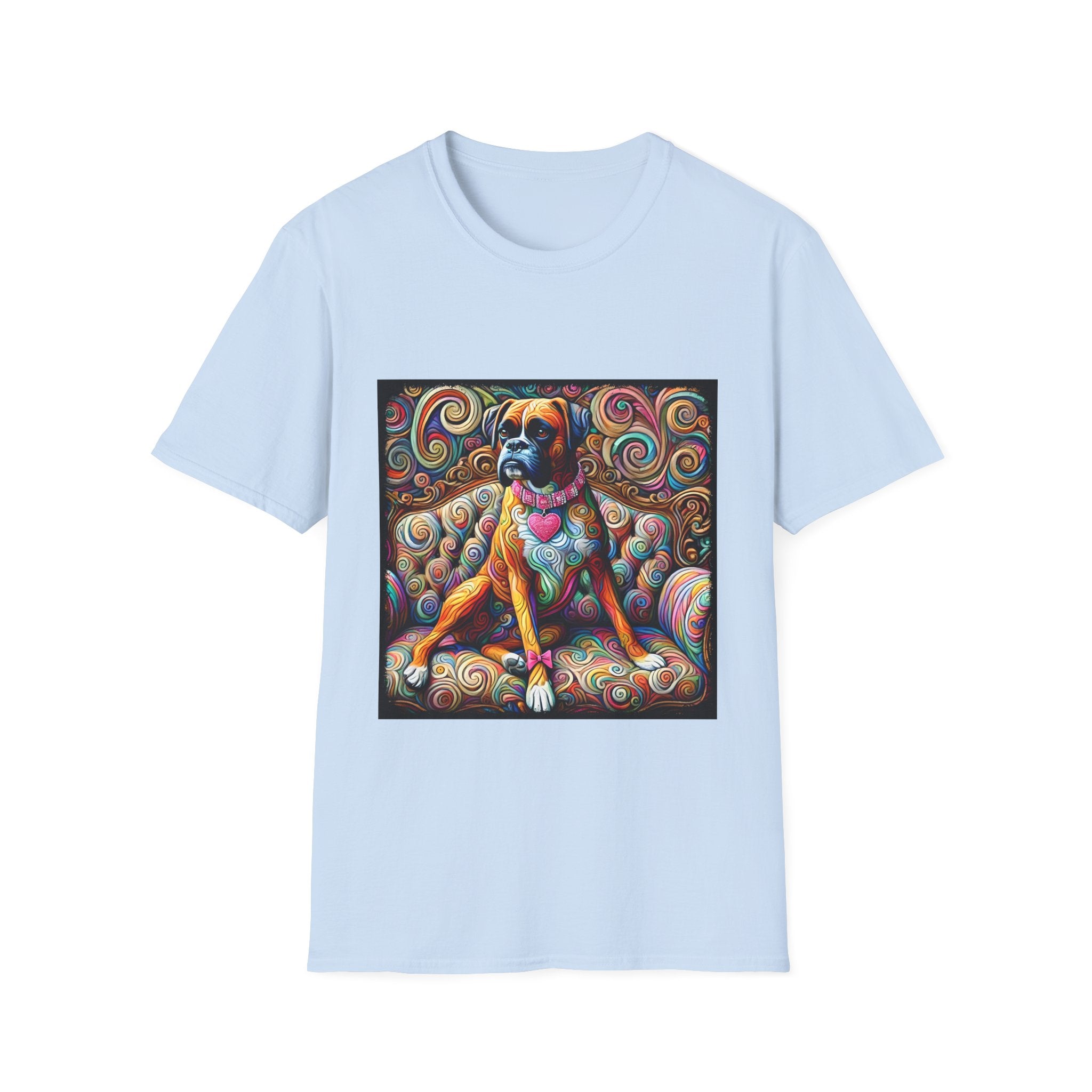 Boxer Love Swirl | Unisex Dog T-Shirt