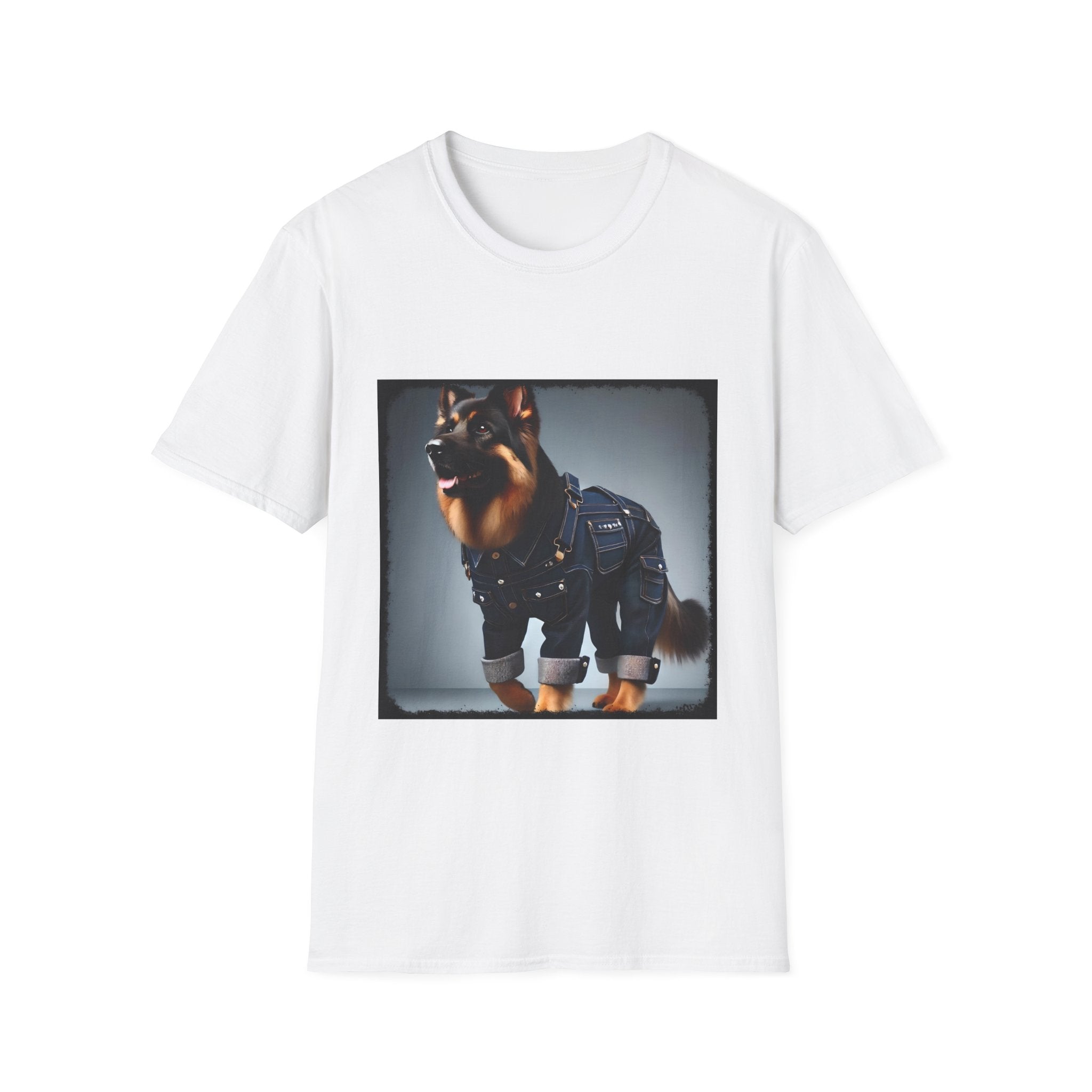 German Shepherd Denim Dream | Unisex Dog T-Shirt