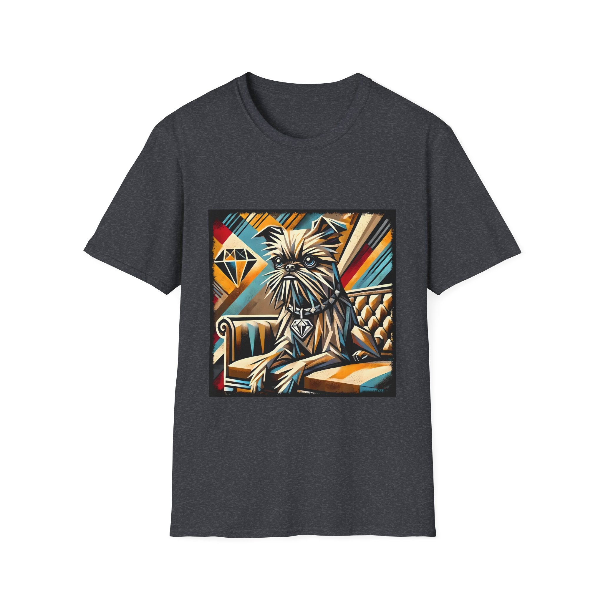 Brussels Griffon Vivid Geometric | Unisex Dog T-Shirt