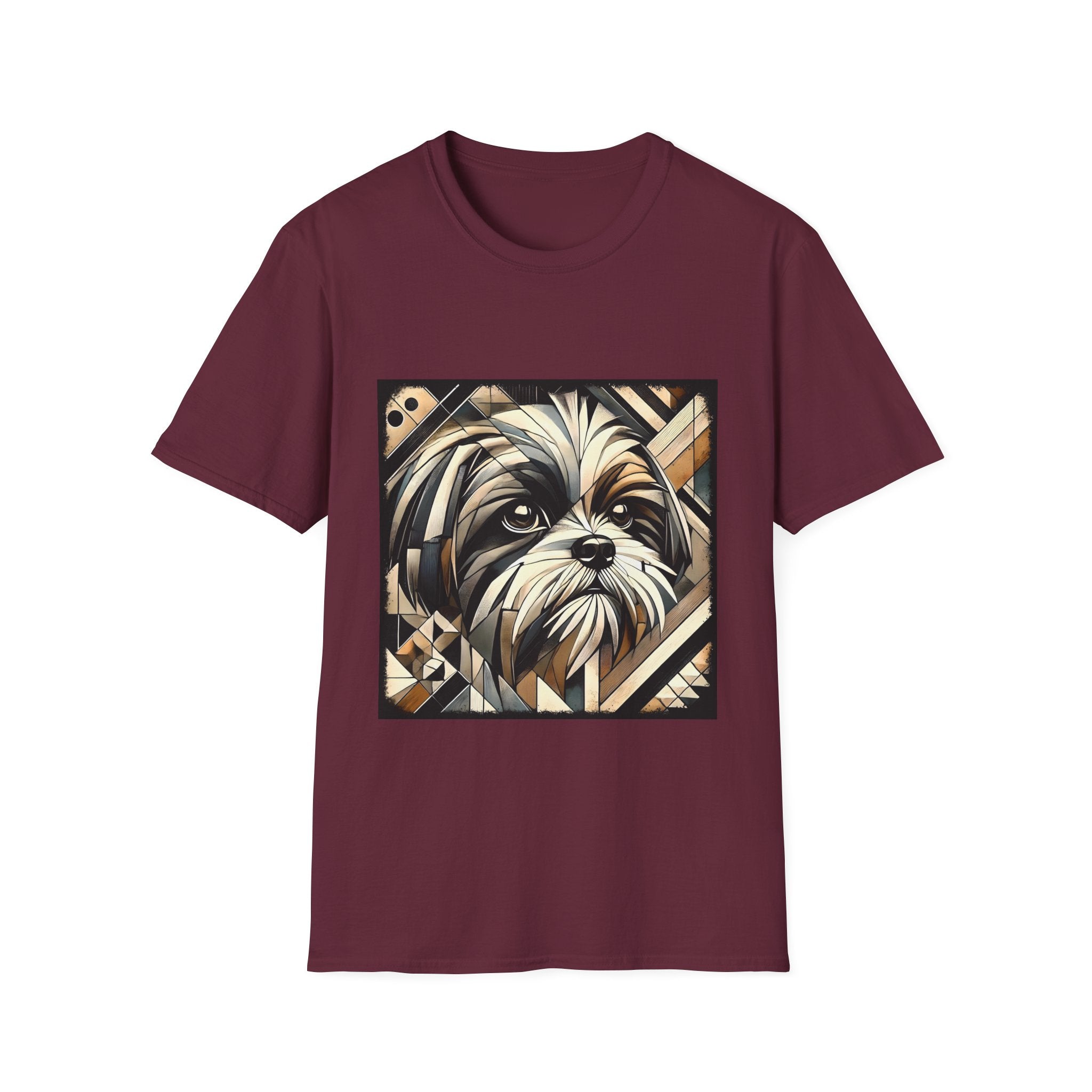 Shih Tzu Bold Geometric | Unisex Dog T-Shirt