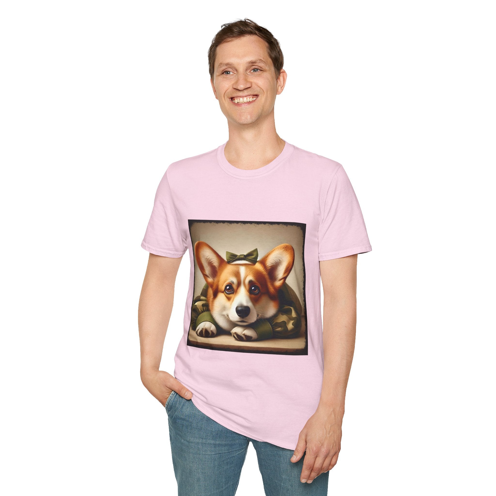 Pembroke Welsh Corgi Combat Cutie | Unisex Dog T-Shirt