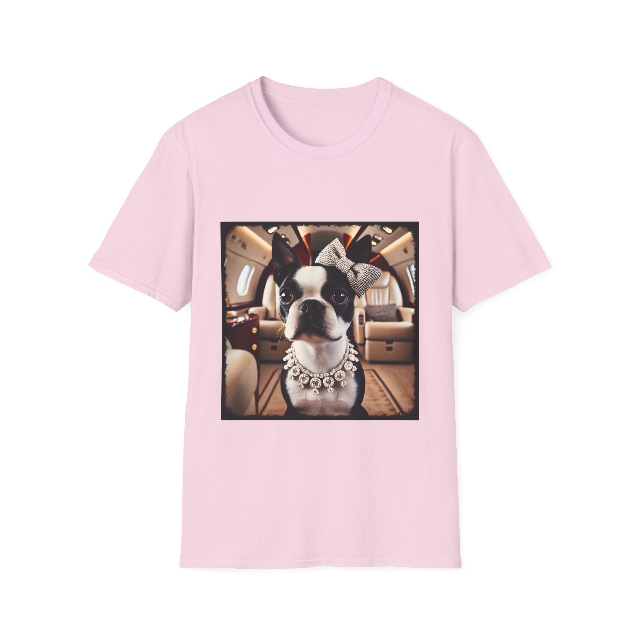 Boston Terrier Jet Setter | Unisex Dog T-Shirt