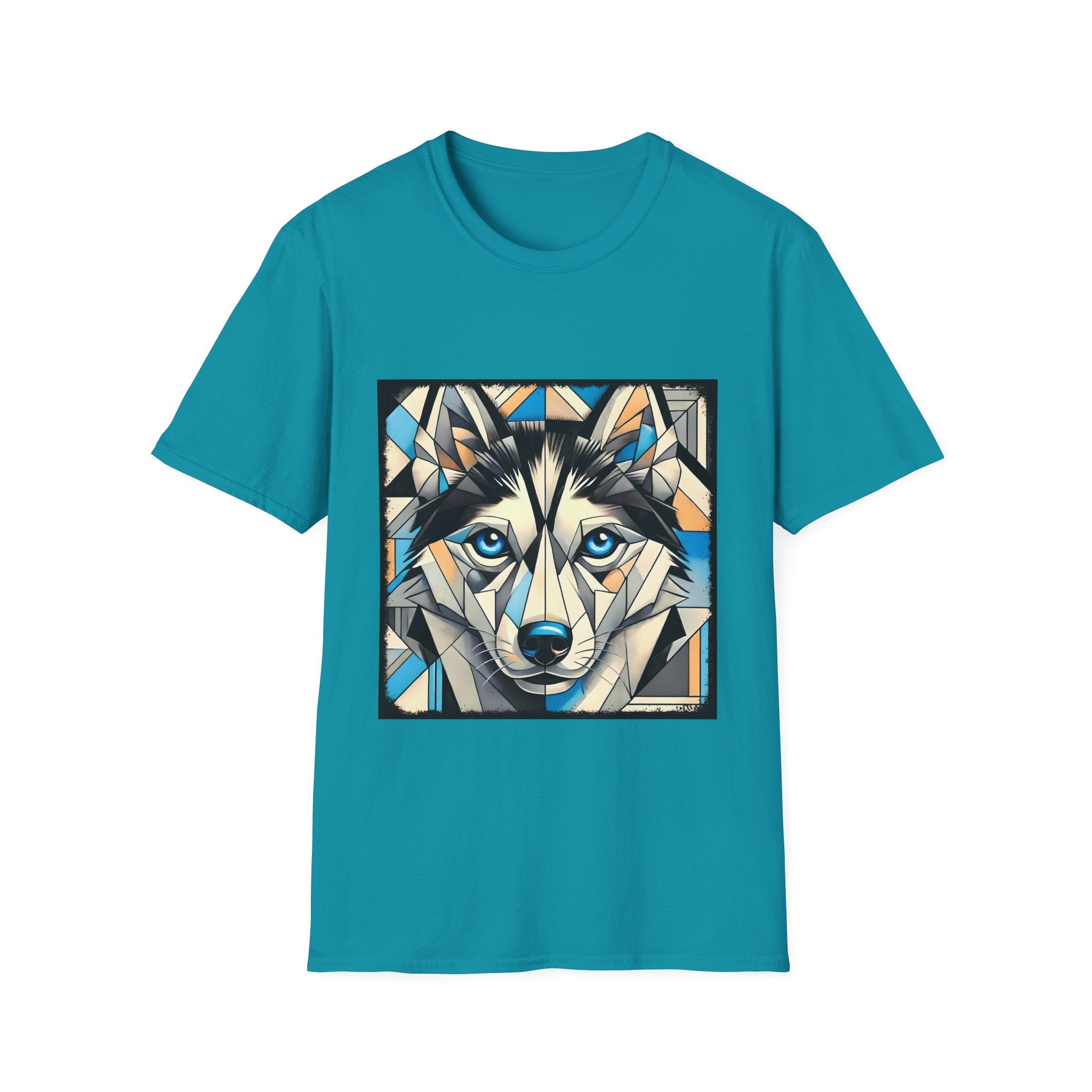 Siberian Husky Bold Geometric | Unisex Dog T-Shirt