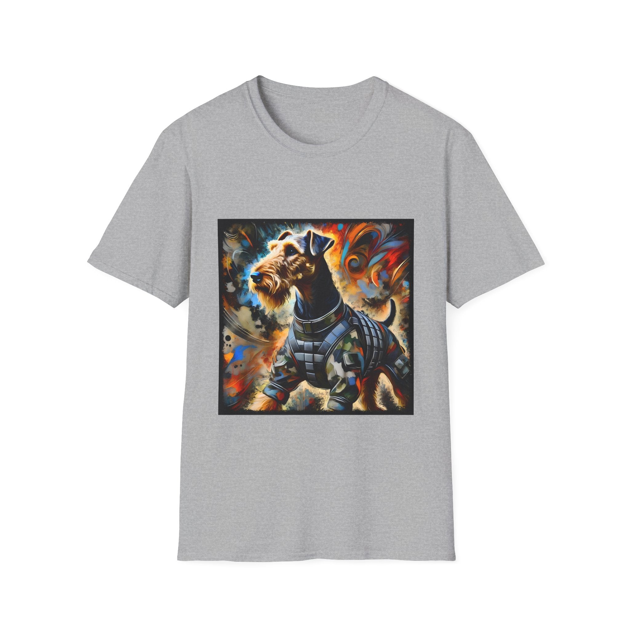 Airedale Terrier Bold Armor Classic | Unisex Dog T-Shirt