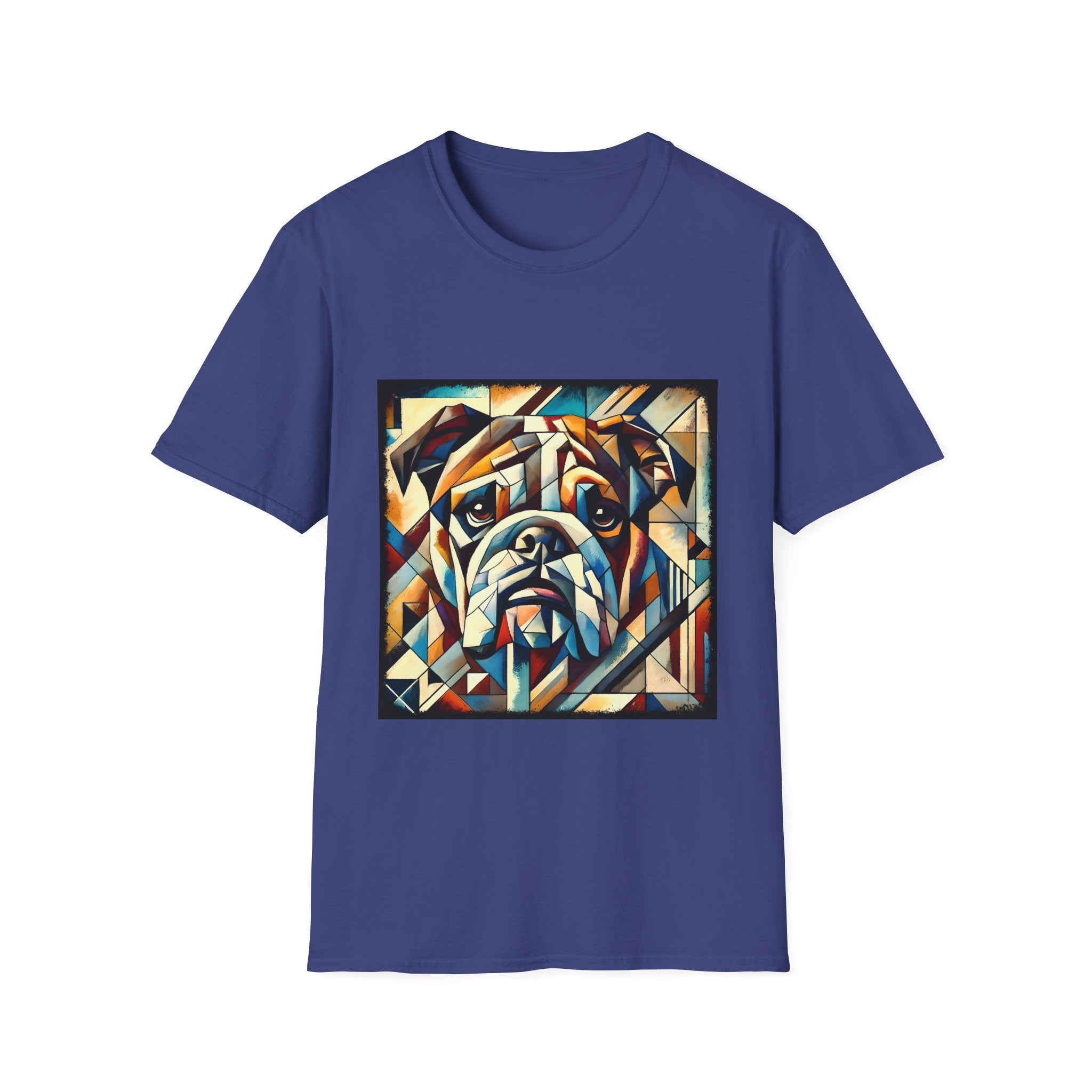 Bulldog Warm Geometric | Unisex Dog T-Shirt