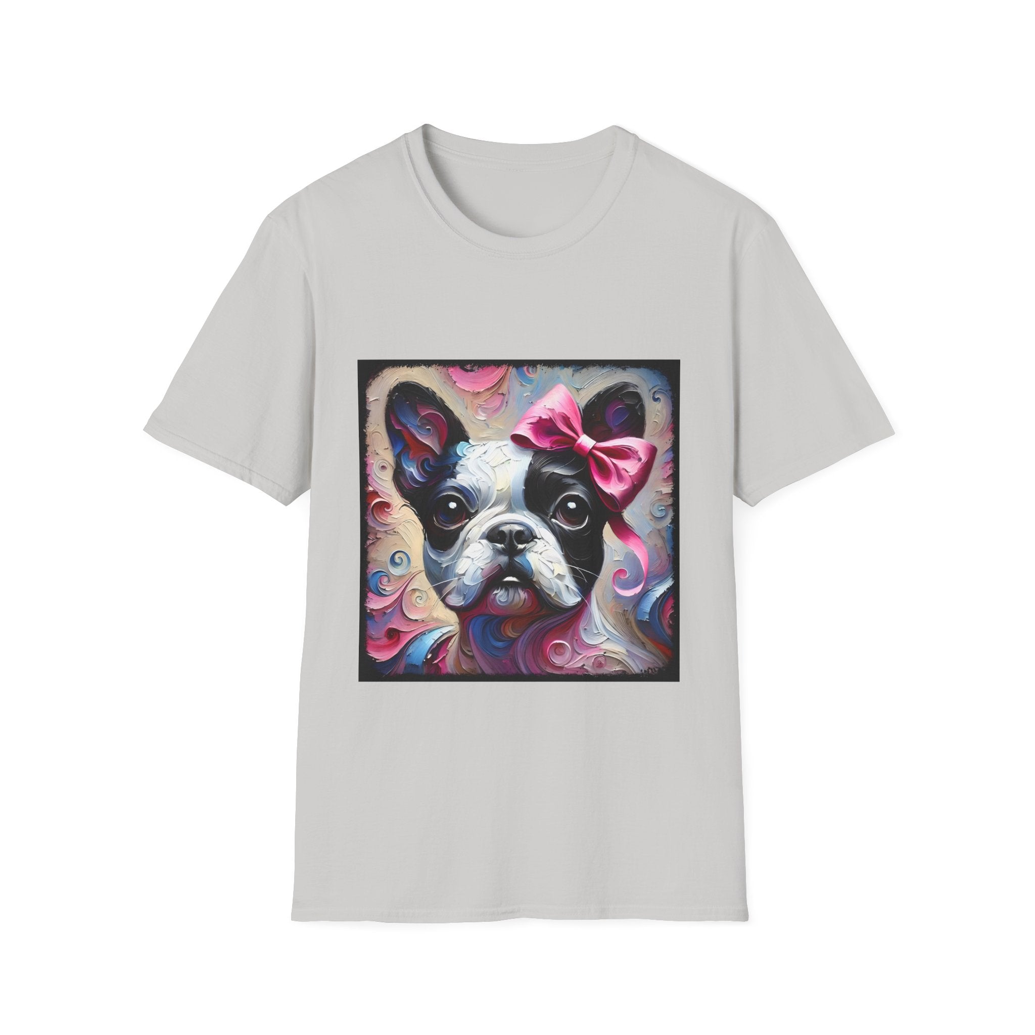 French Bulldog Textured Swirl | Unisex Dog T-Shirt