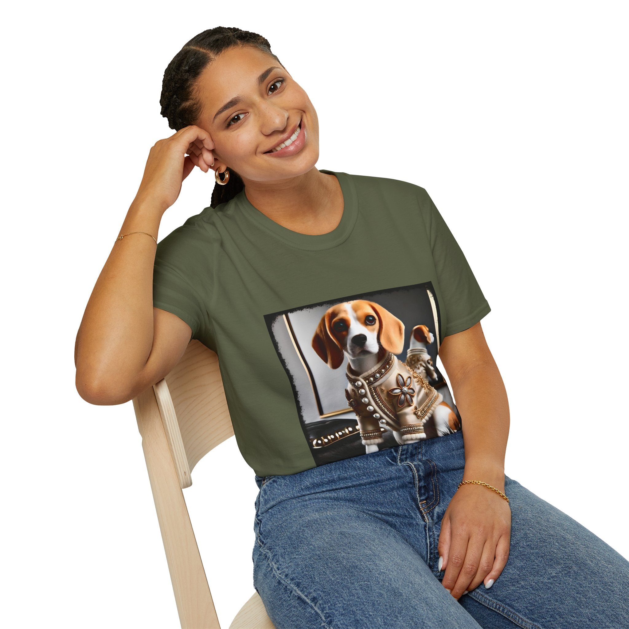 Beagle Golden Girl | Unisex Dog T-Shirt