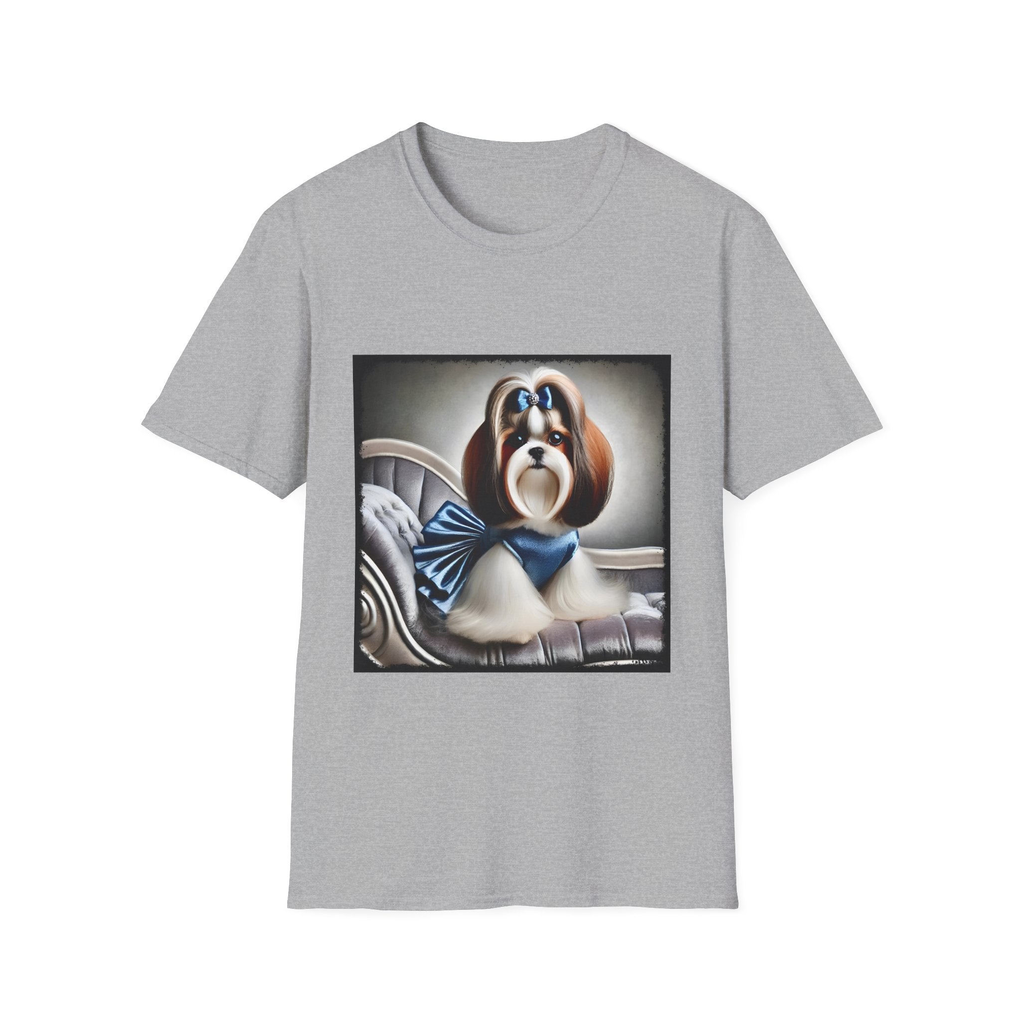 Shih Tzu Blue Belle | Unisex Dog T-Shirt