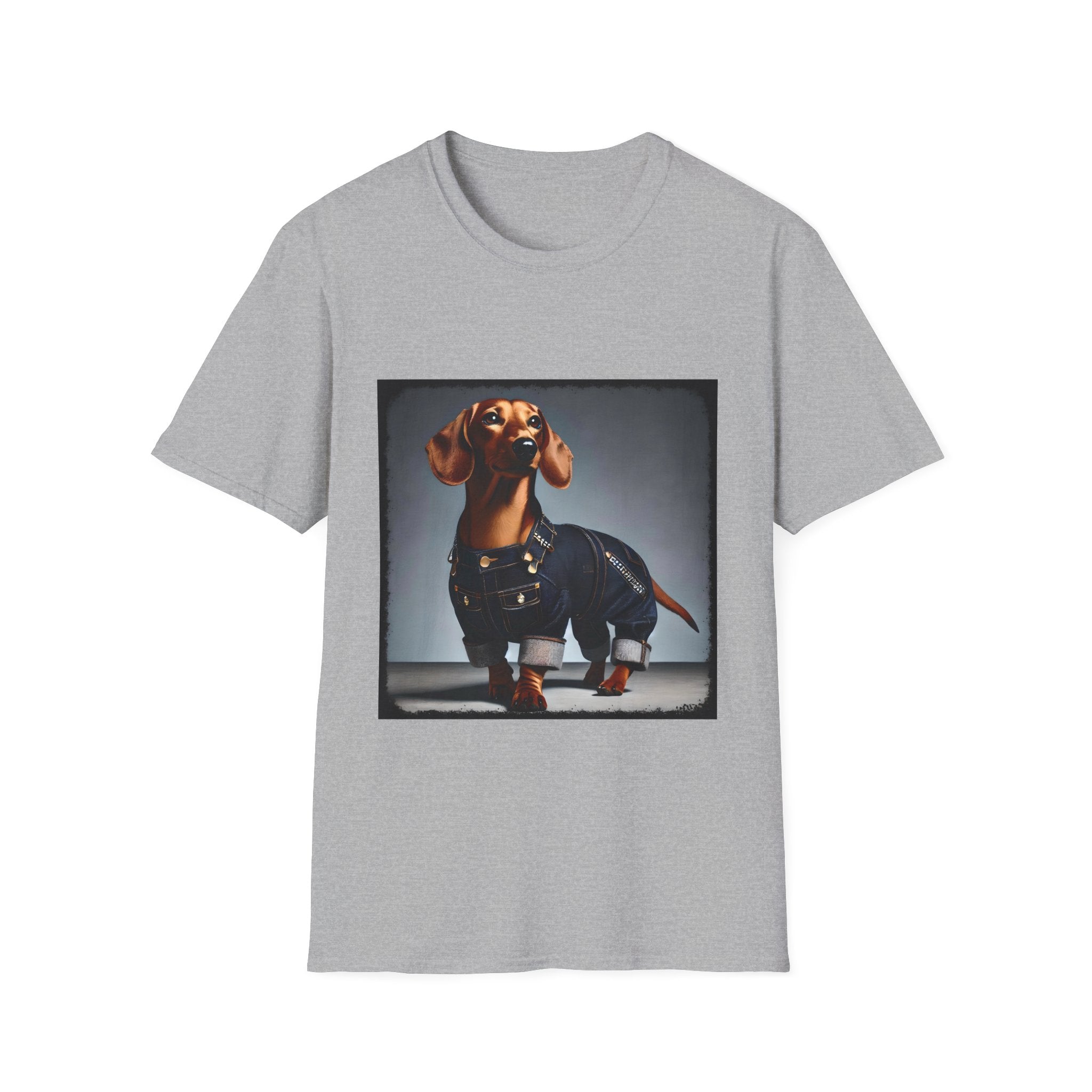 Dachshund Denim Dream | Unisex Dog T-Shirt