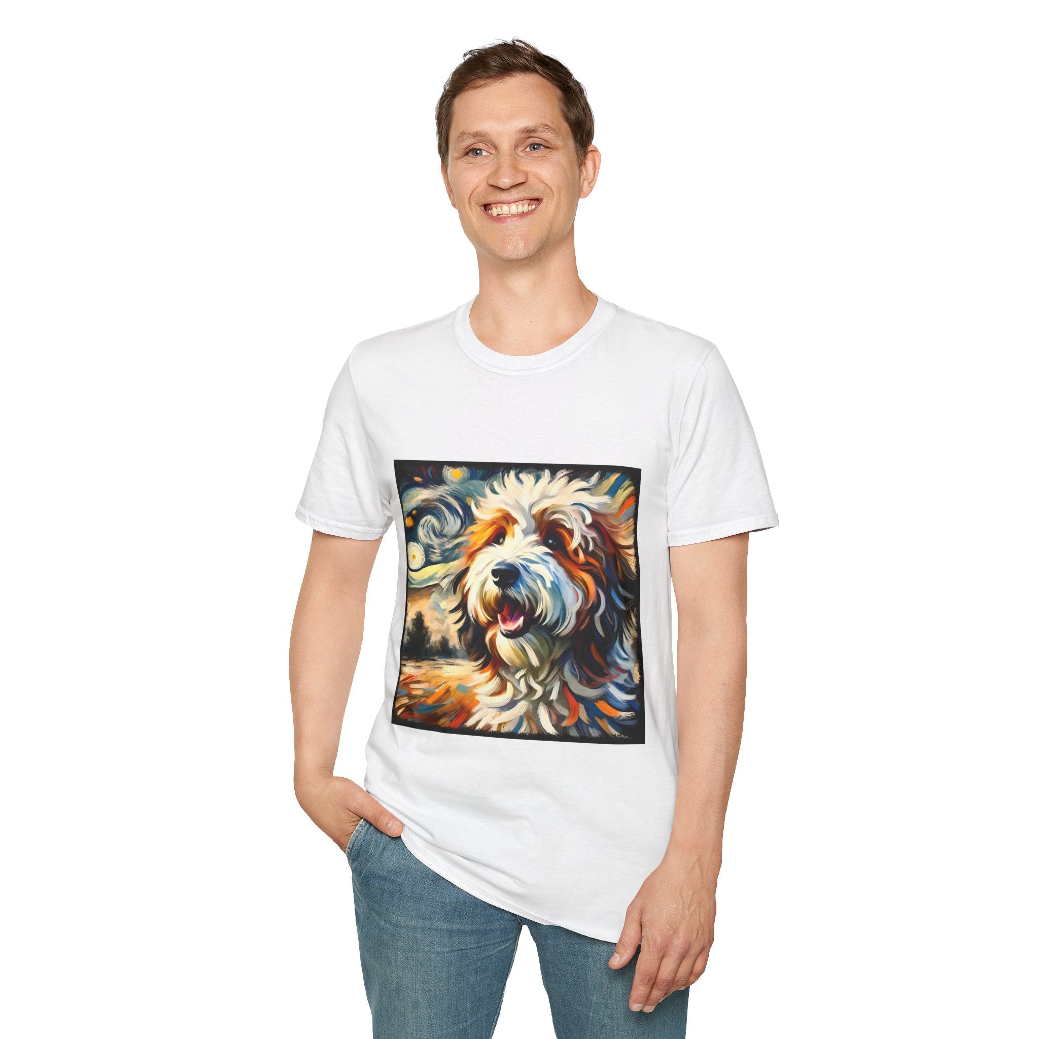 Bernedoodle Vivid Swirl | Unisex Dog T-Shirt
