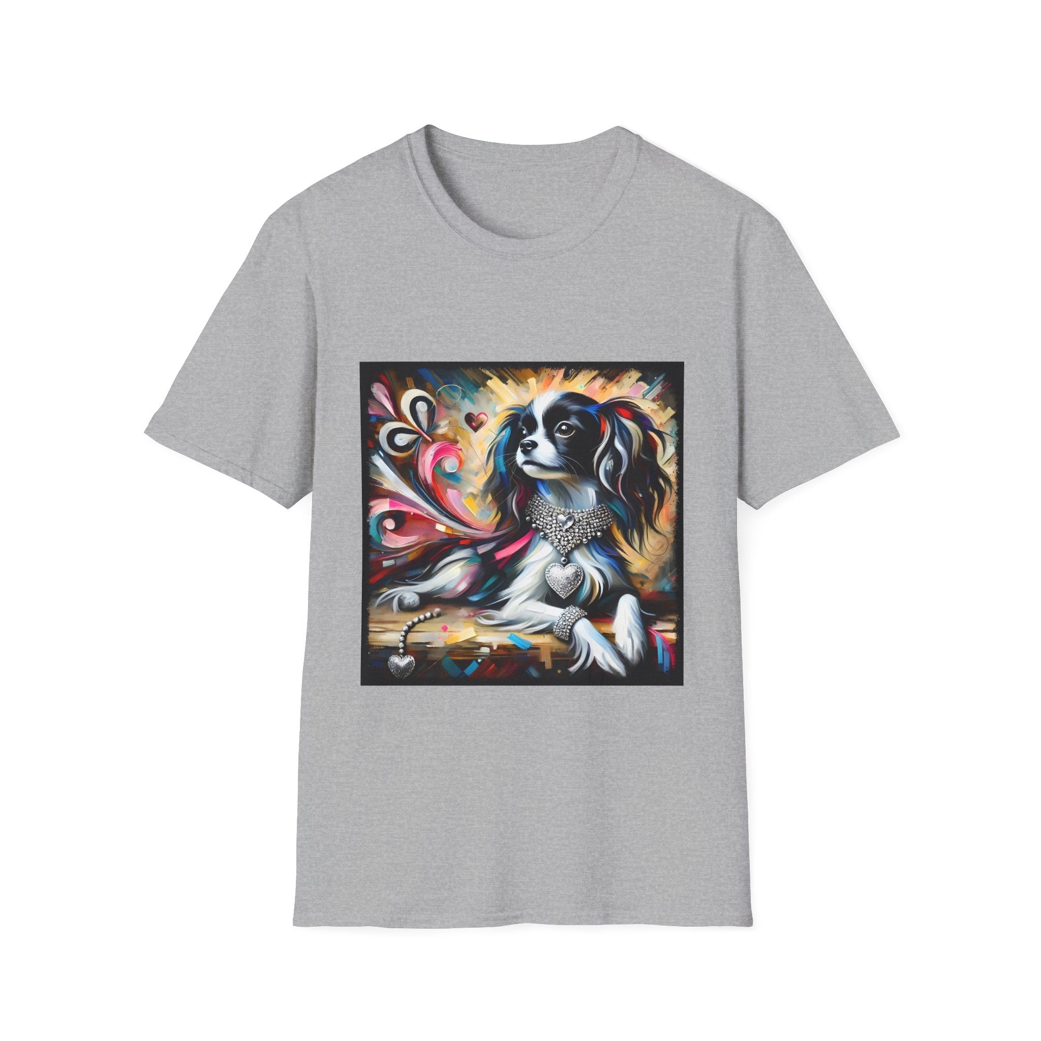 Cavalier King Charles Spaniel Diamond Heart Classic | Unisex Dog T-Shirt