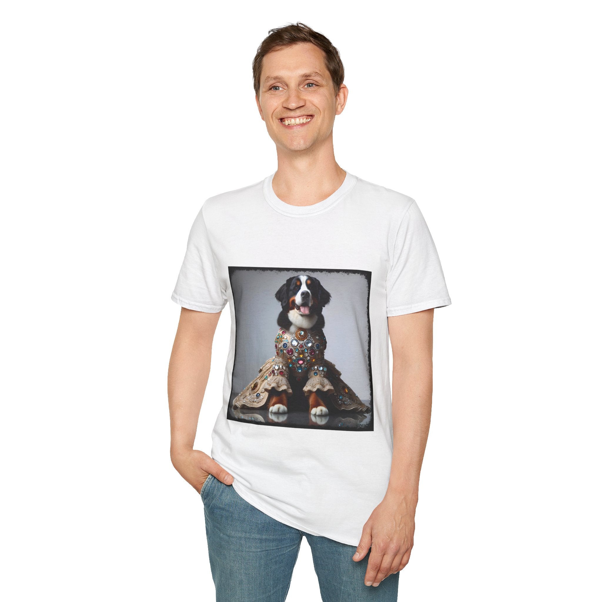 Bernese Mountain Dog Luxe Treasure | Unisex Dog T-Shirt