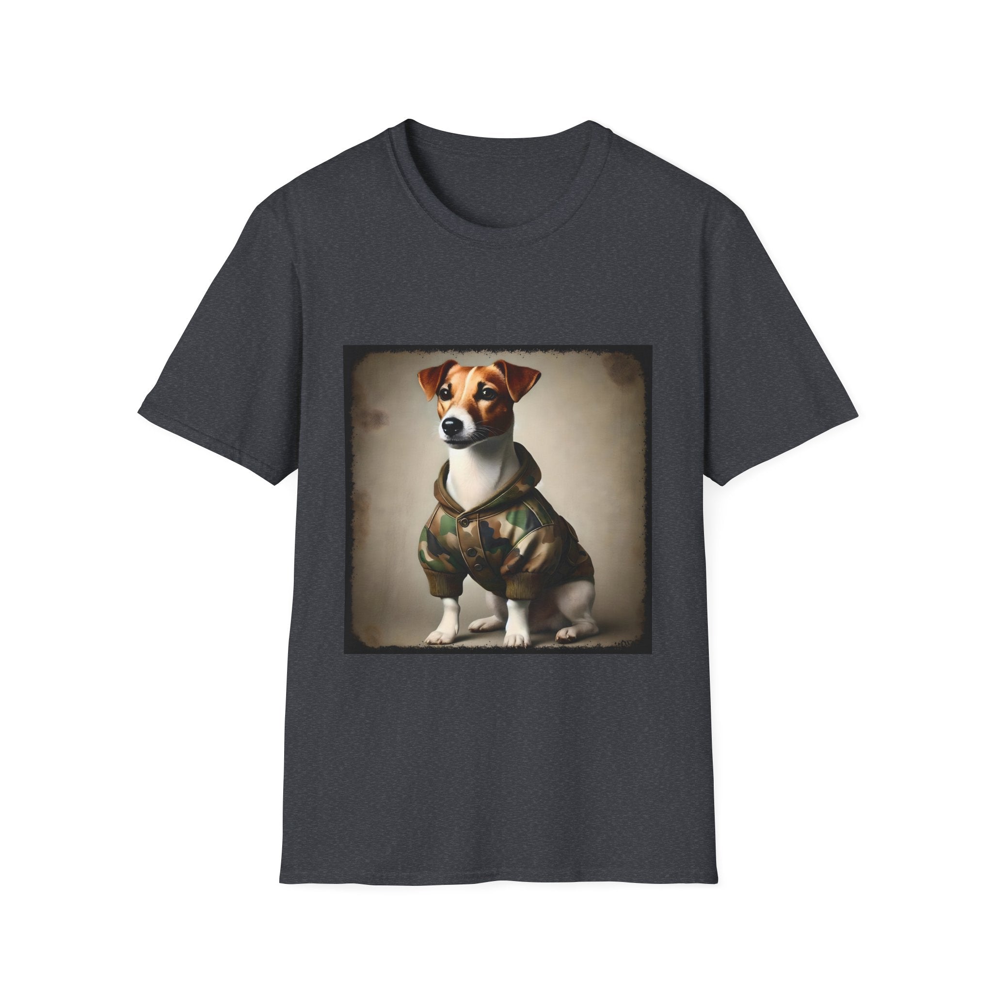 Jack Russell Terrier Camo Cutie | Unisex Dog T-Shirt