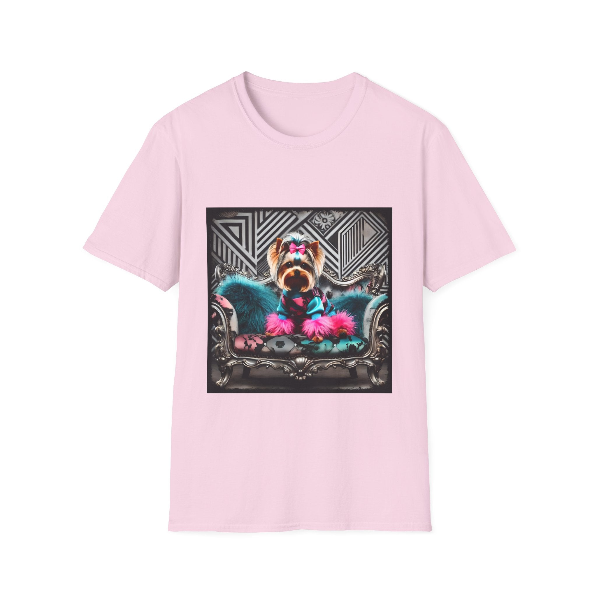 Yorkshire Terrier Chic Rocker | Unisex Dog T-Shirt