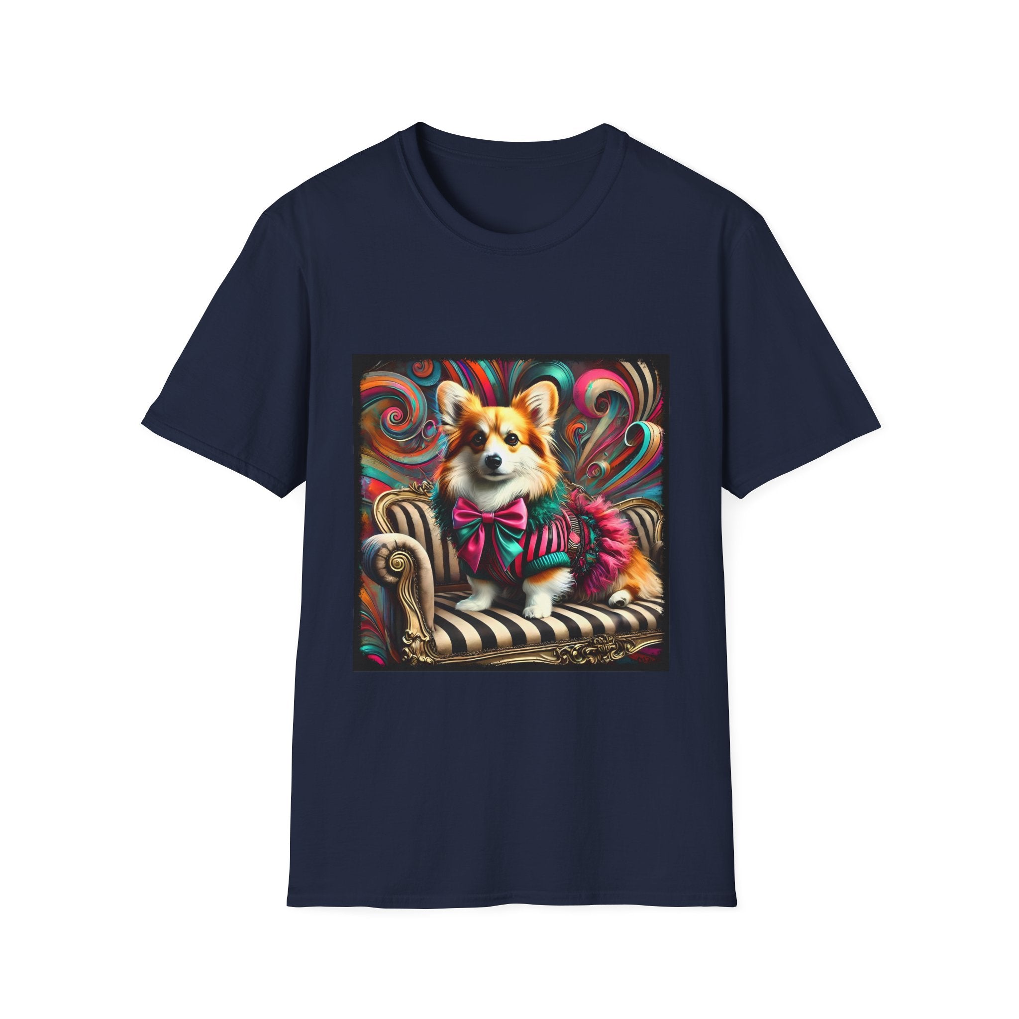 Pembroke Welsh Corgi Chic Rocker | Unisex Dog T-Shirt