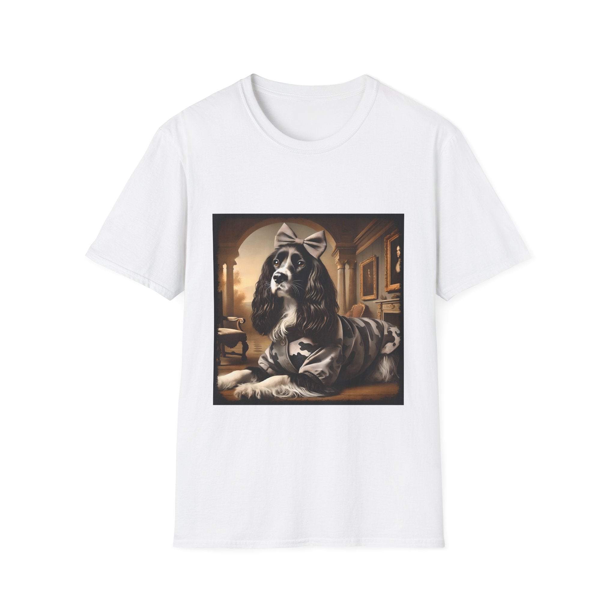 English Springer Spaniel Camo Cutie | Unisex Dog T-Shirt