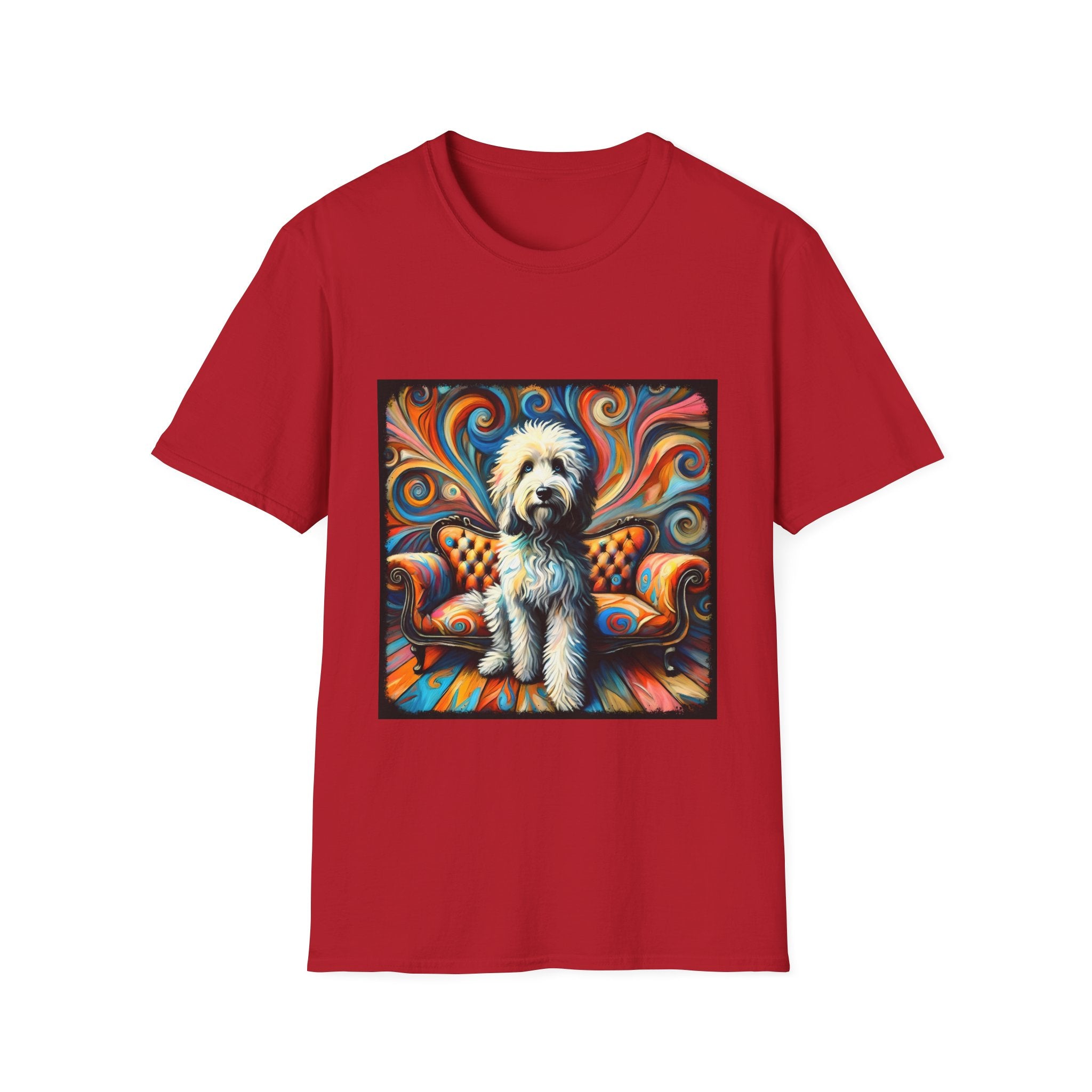 Sheepadoodle Bold Swirl | Unisex Dog T-Shirt