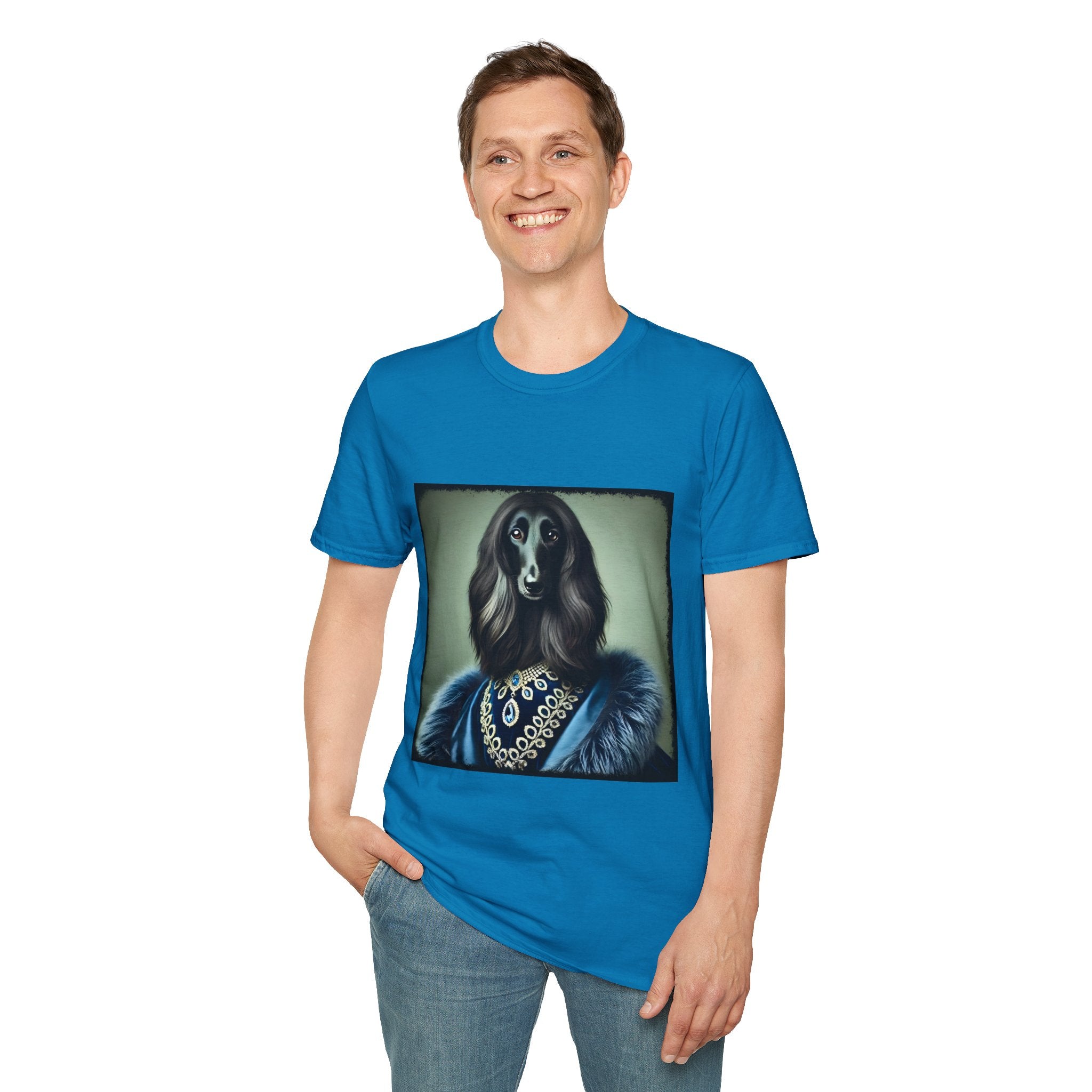 Afghan Hound Blue Belle | Unisex Dog T-Shirt