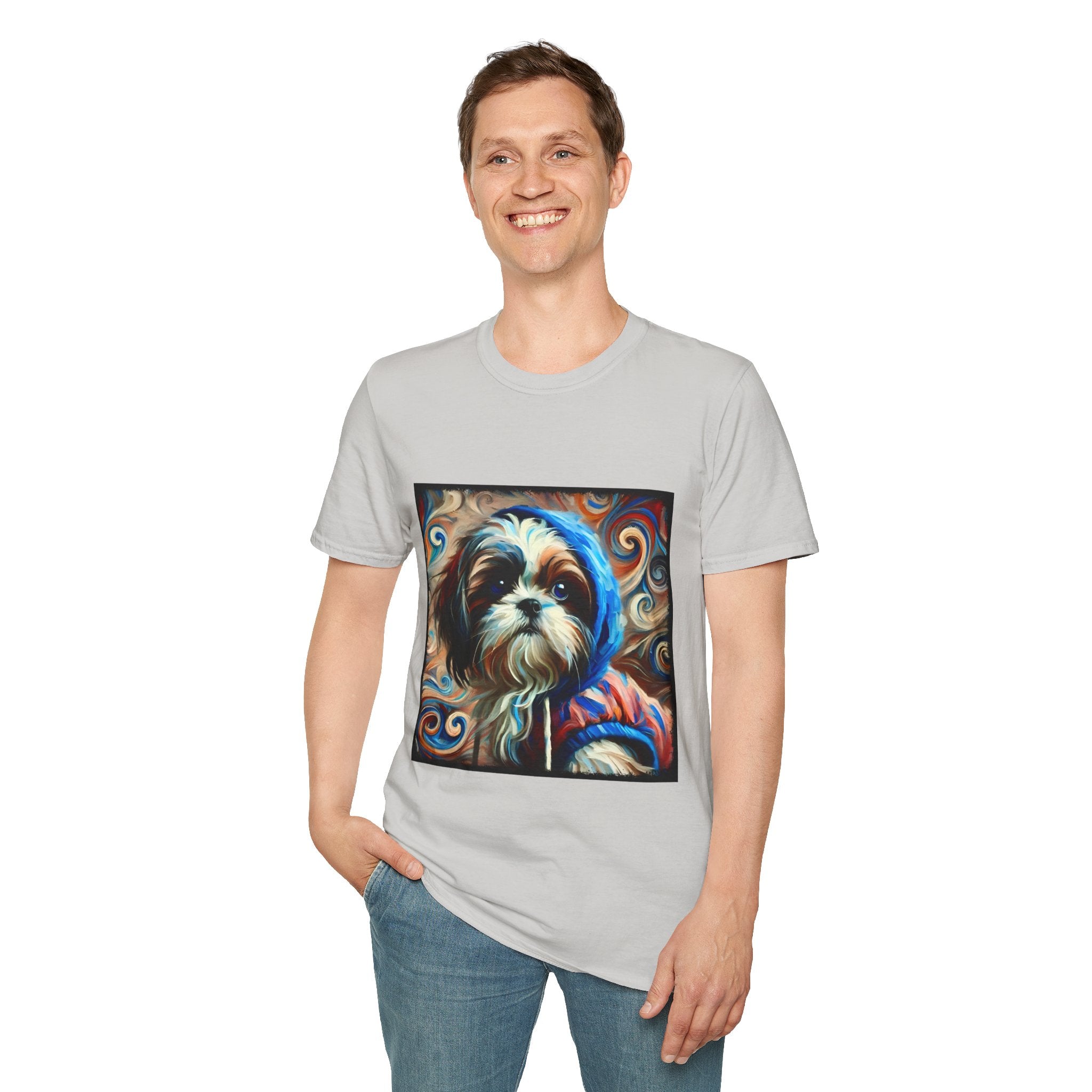Shih Tzu Lowkey Swirl | Unisex Dog T-Shirt