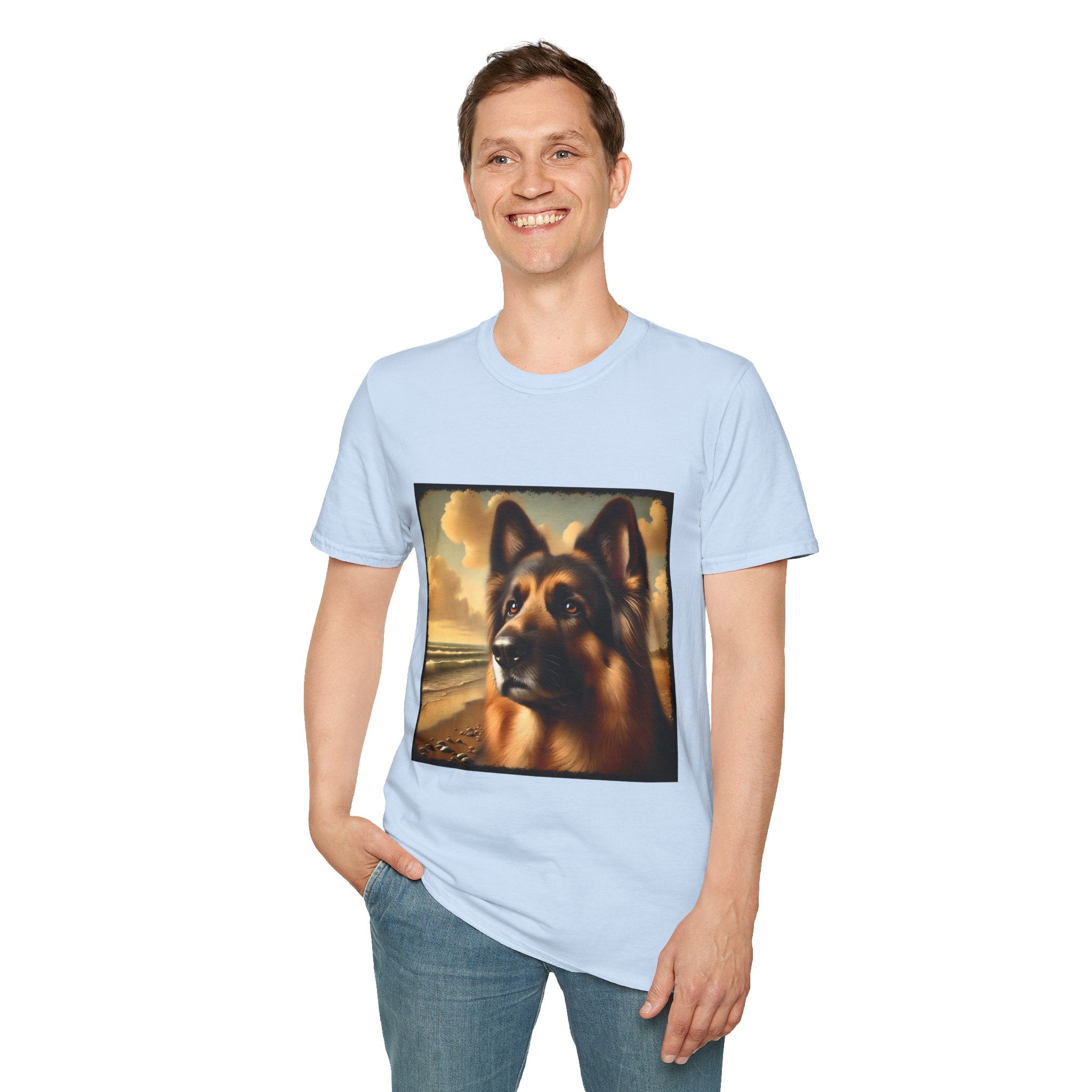 German Shepherd Beach Classic | Unisex Dog T-Shirt