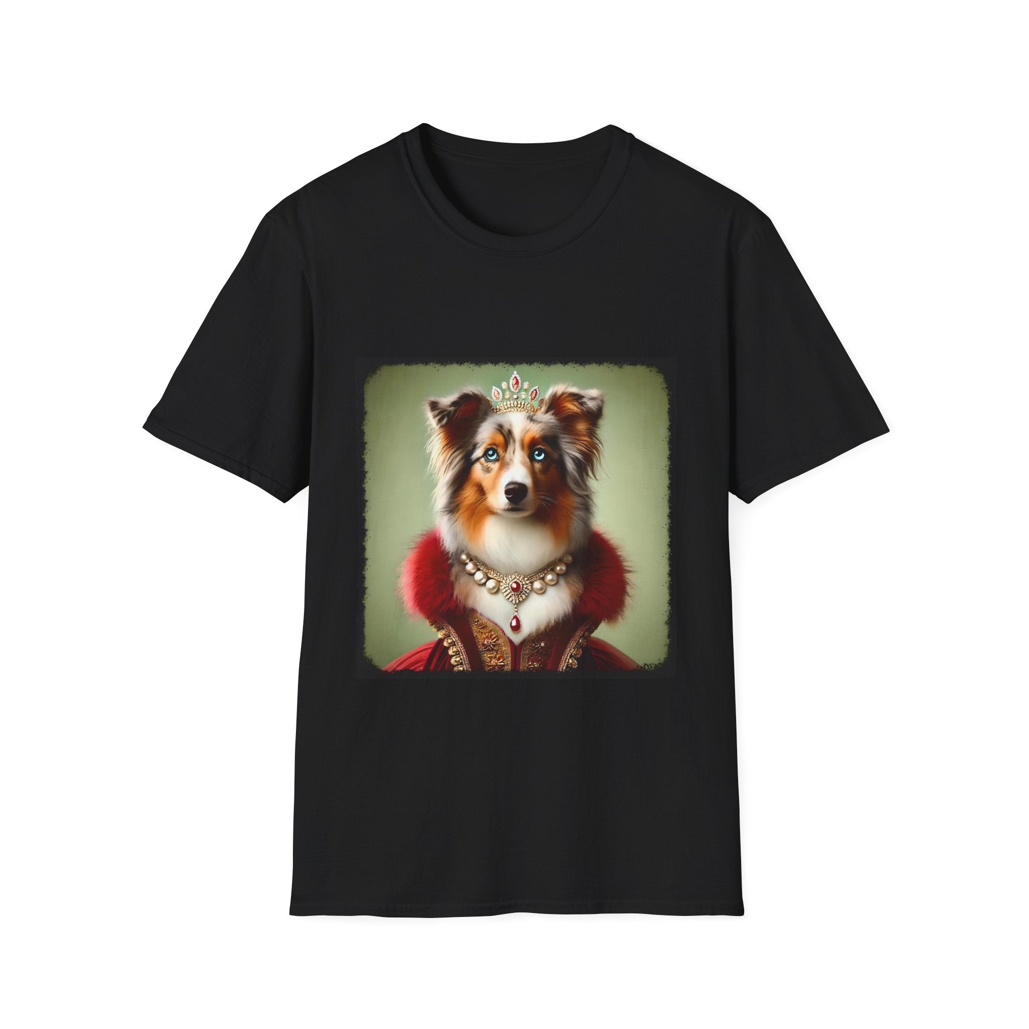 Miniature American Shepherd Red Merle Queen | Unisex Dog T-Shirt