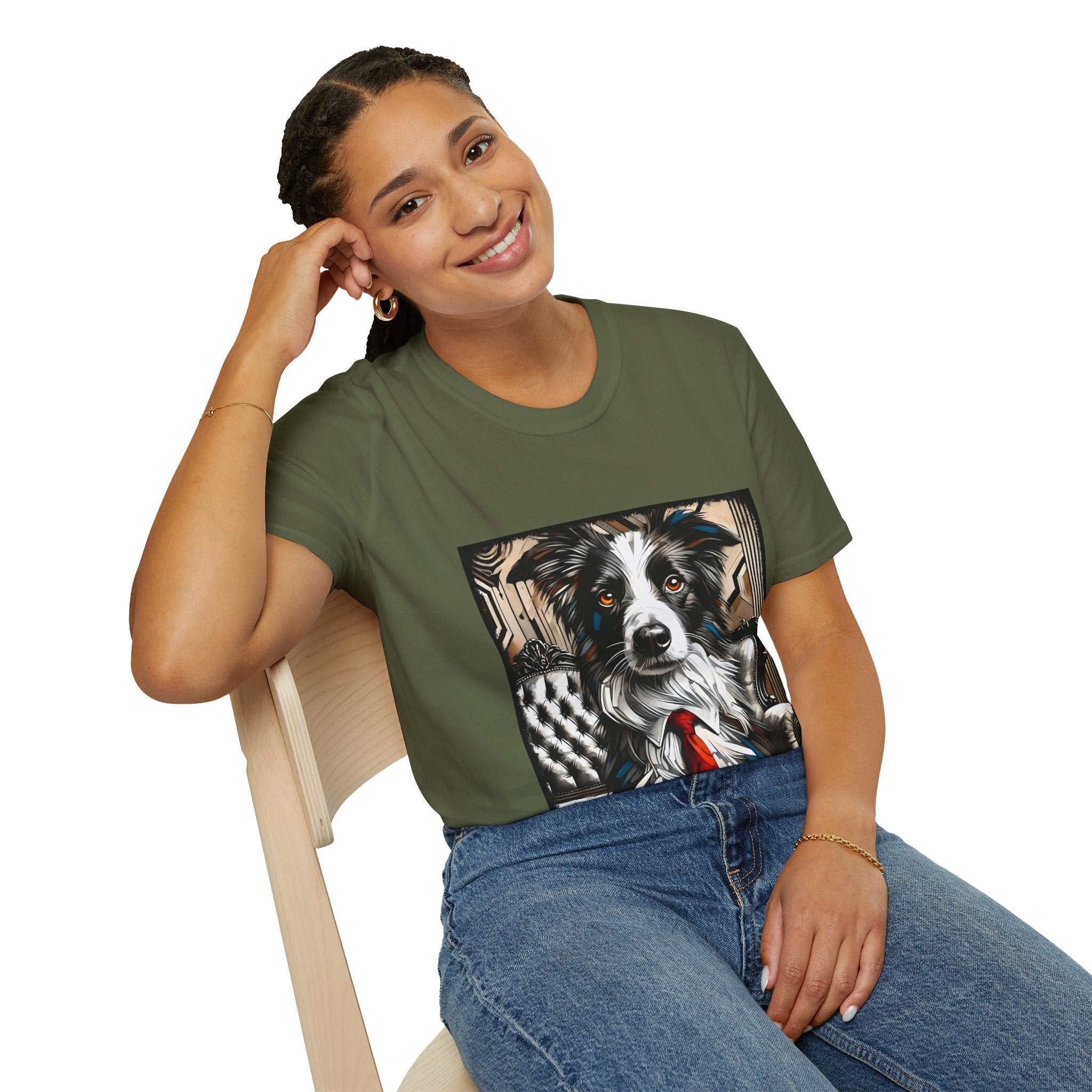 Border Collie Bold Gentleman | Unisex Dog T-Shirt