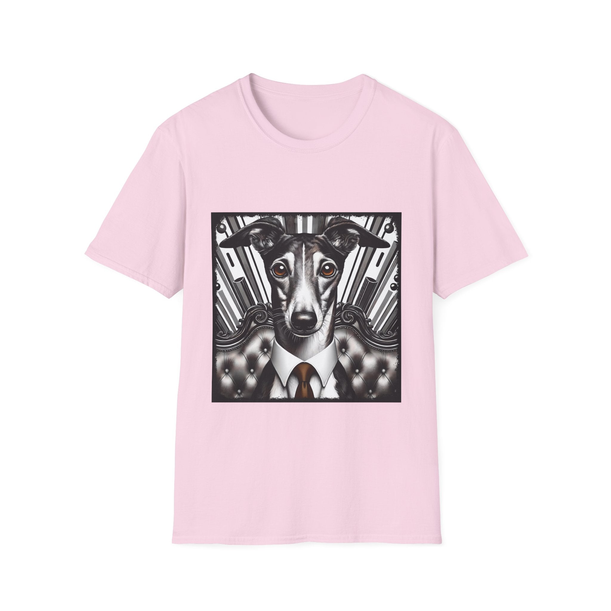 Greyhound B&W Bold Eyes | Unisex Dog T-Shirt