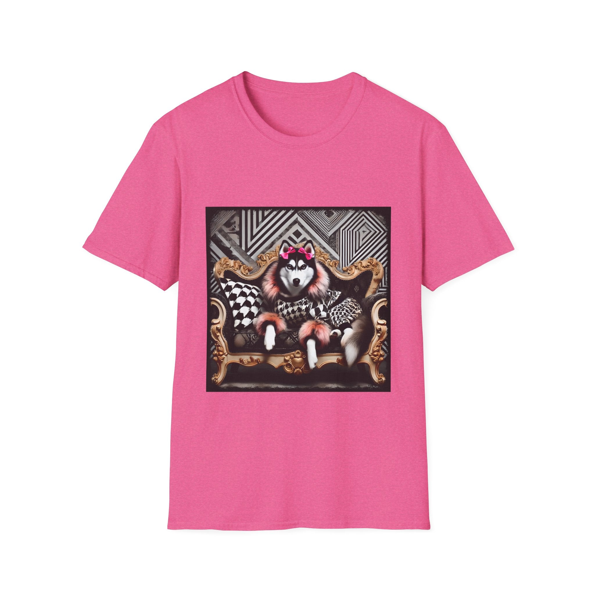 Siberian Husky Fierce Fashionista | Unisex Dog T-Shirt