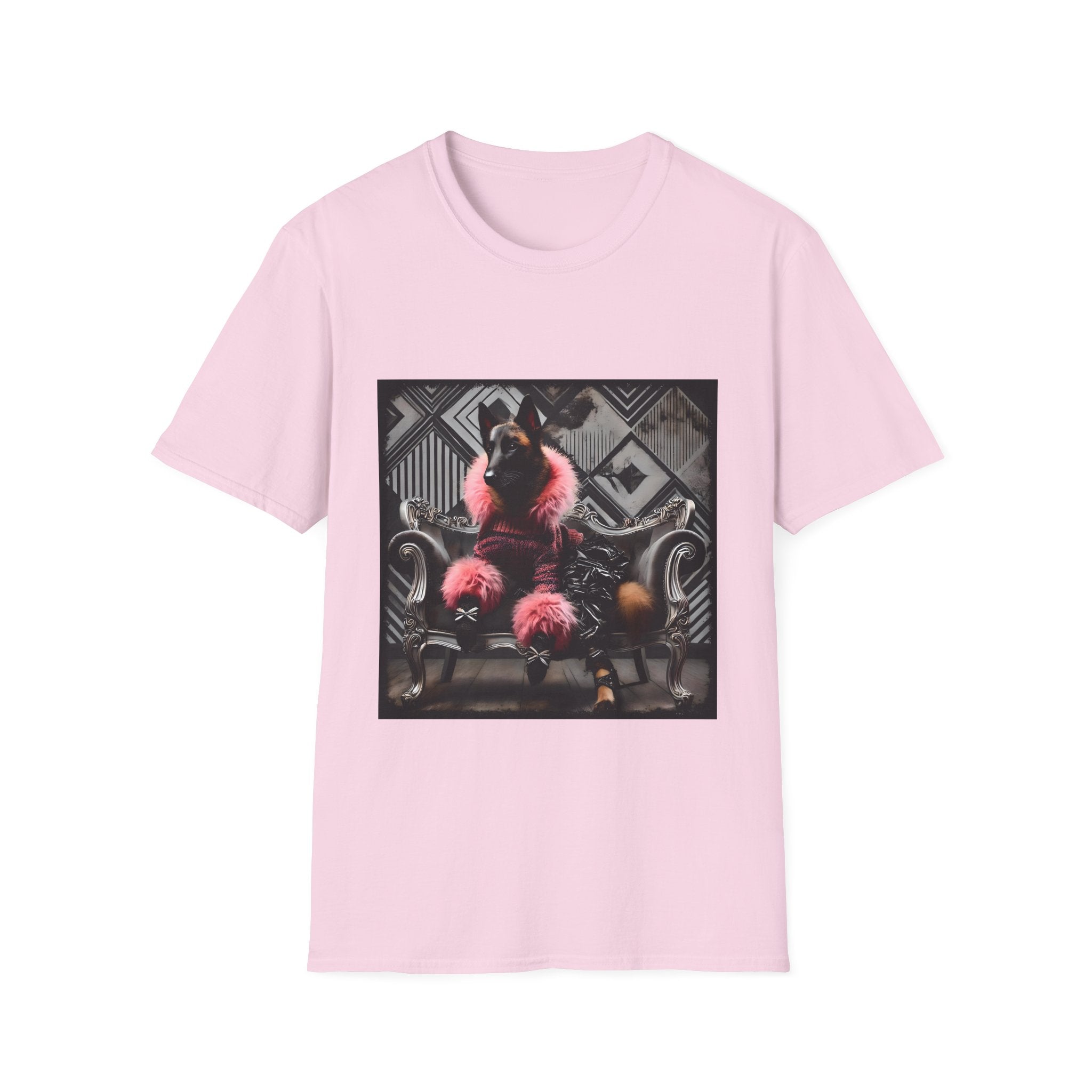 Belgian Malinois Chic Rocker | Unisex Dog T-Shirt